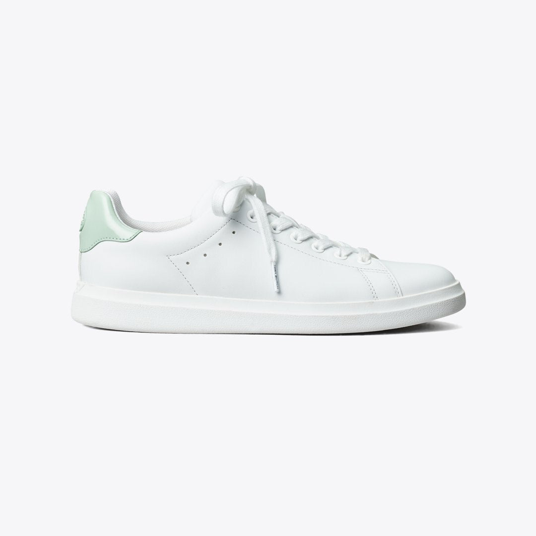 Tory Burch Howell Court Sneaker Titanium White / Mint Chip