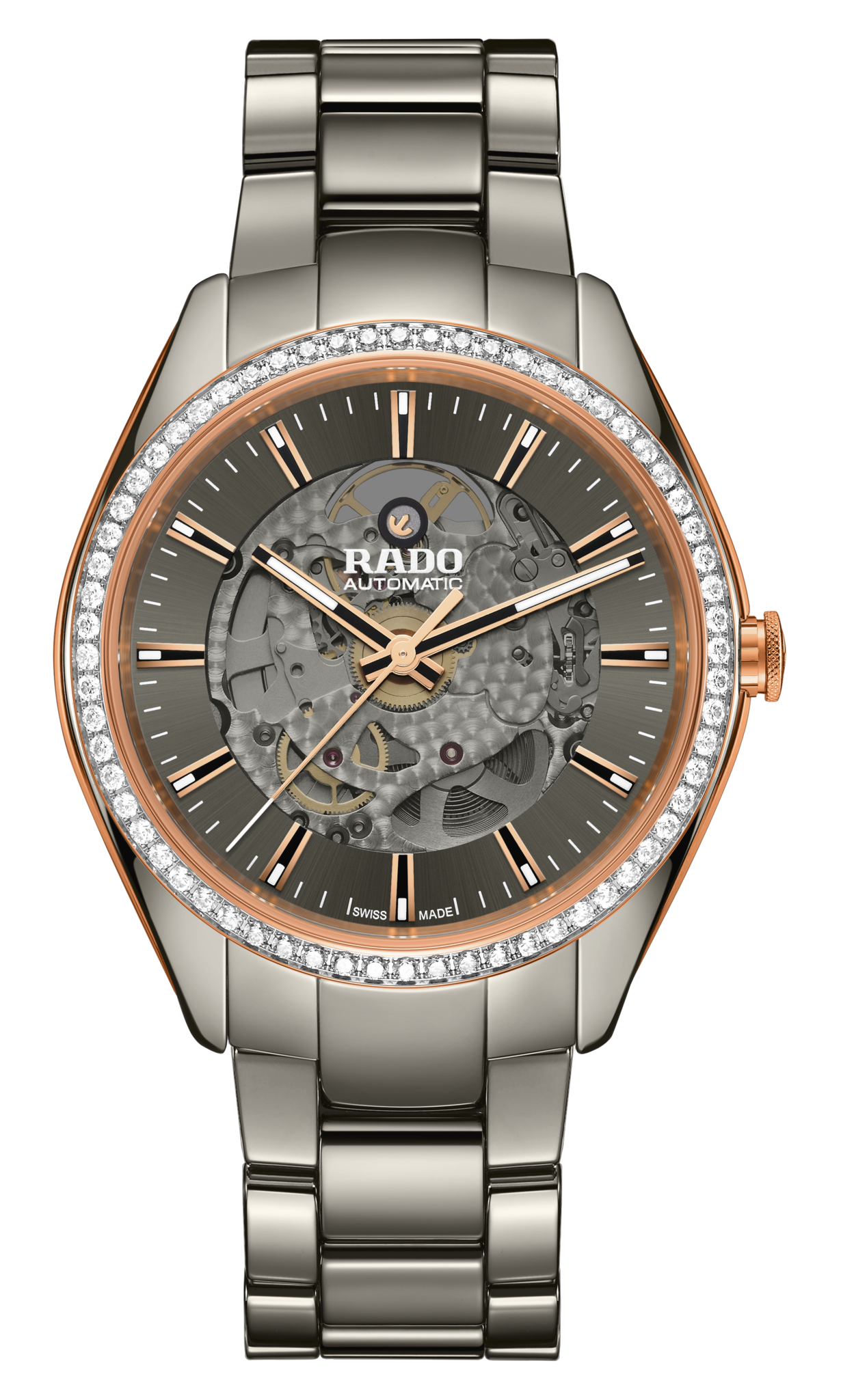 Seiko Rado Hyperchrome Automatic Diamonds Grey r32158102