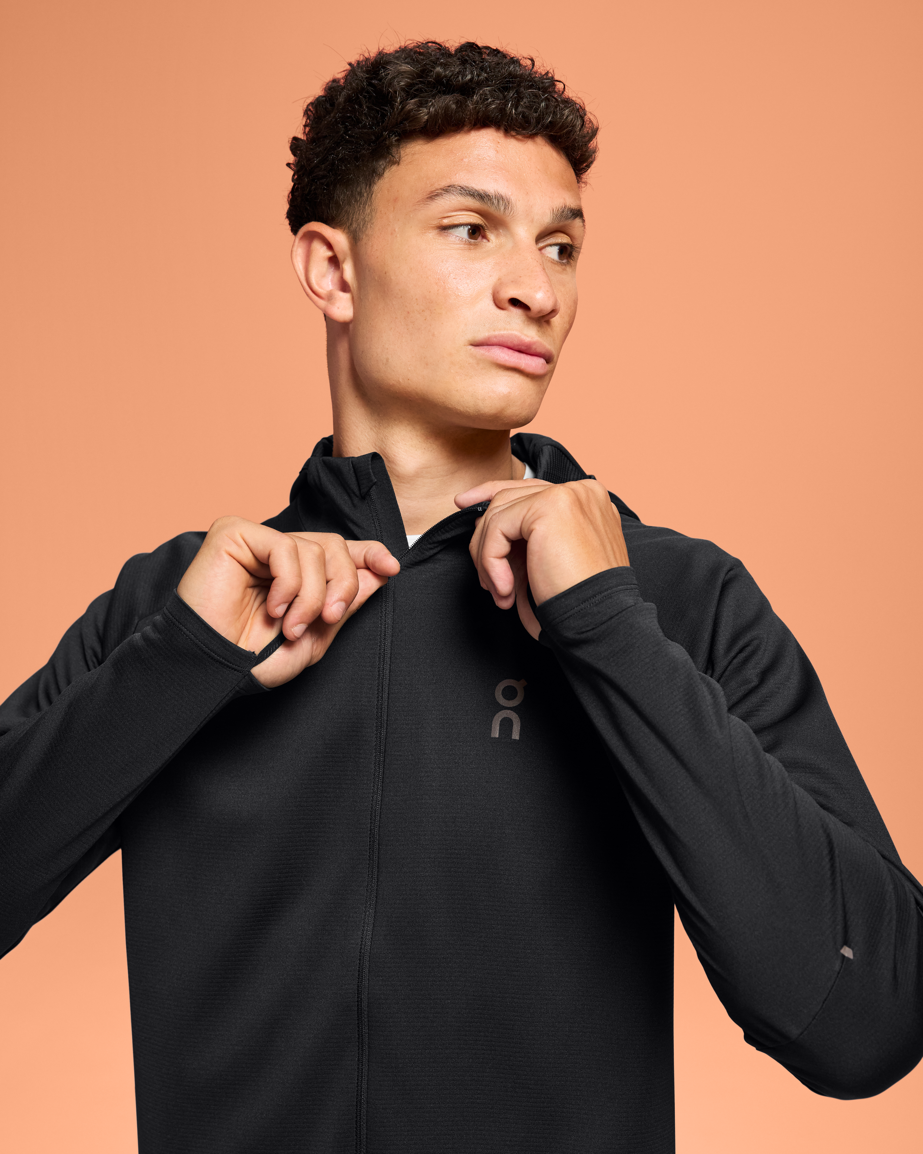 On Climate Zip Hoodie Black