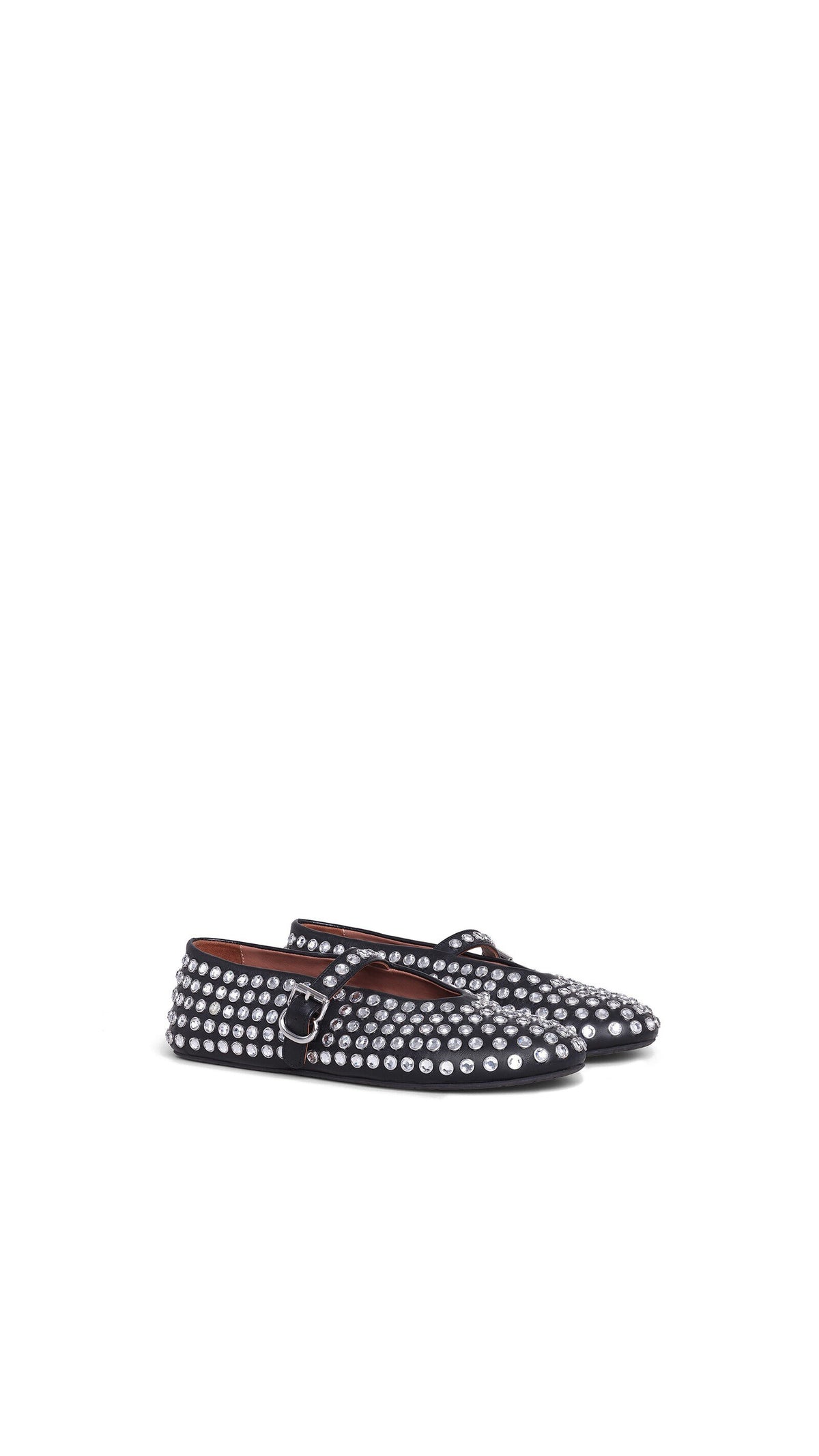 Alaïa Strass Lambskin Ballet Flats