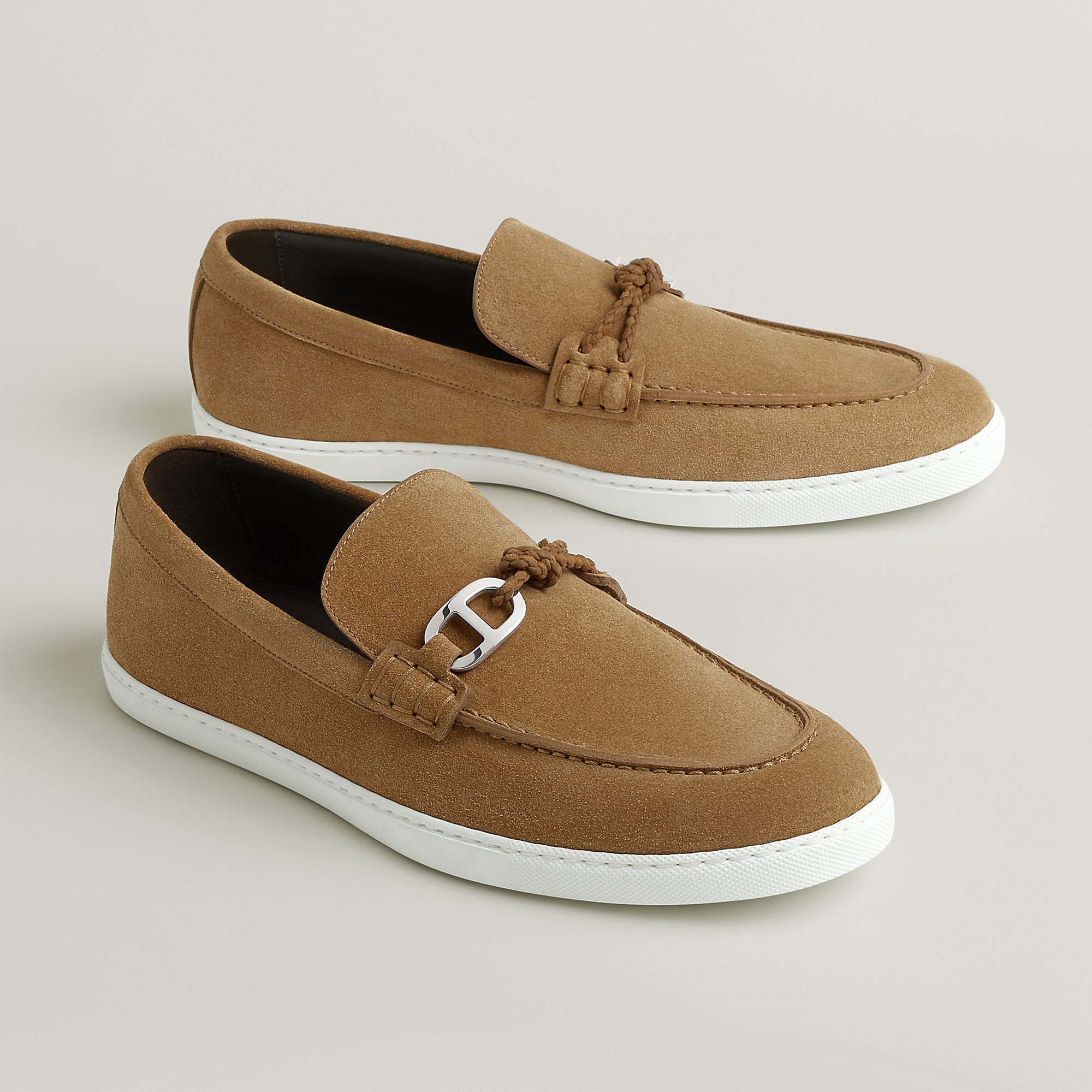 Hermes Ignacio Loafer Brun Fum