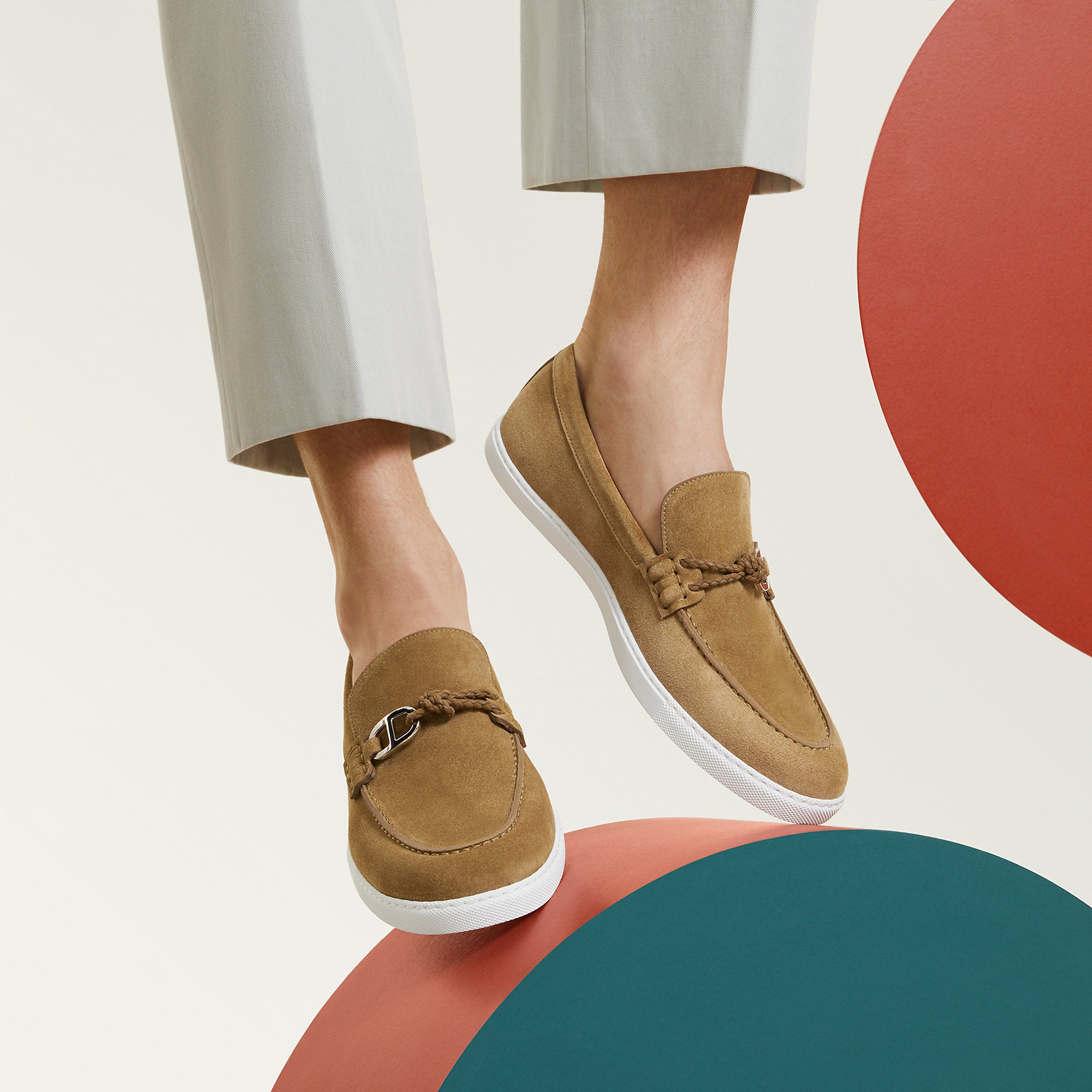 Hermes Ignacio Loafer Brun Fum