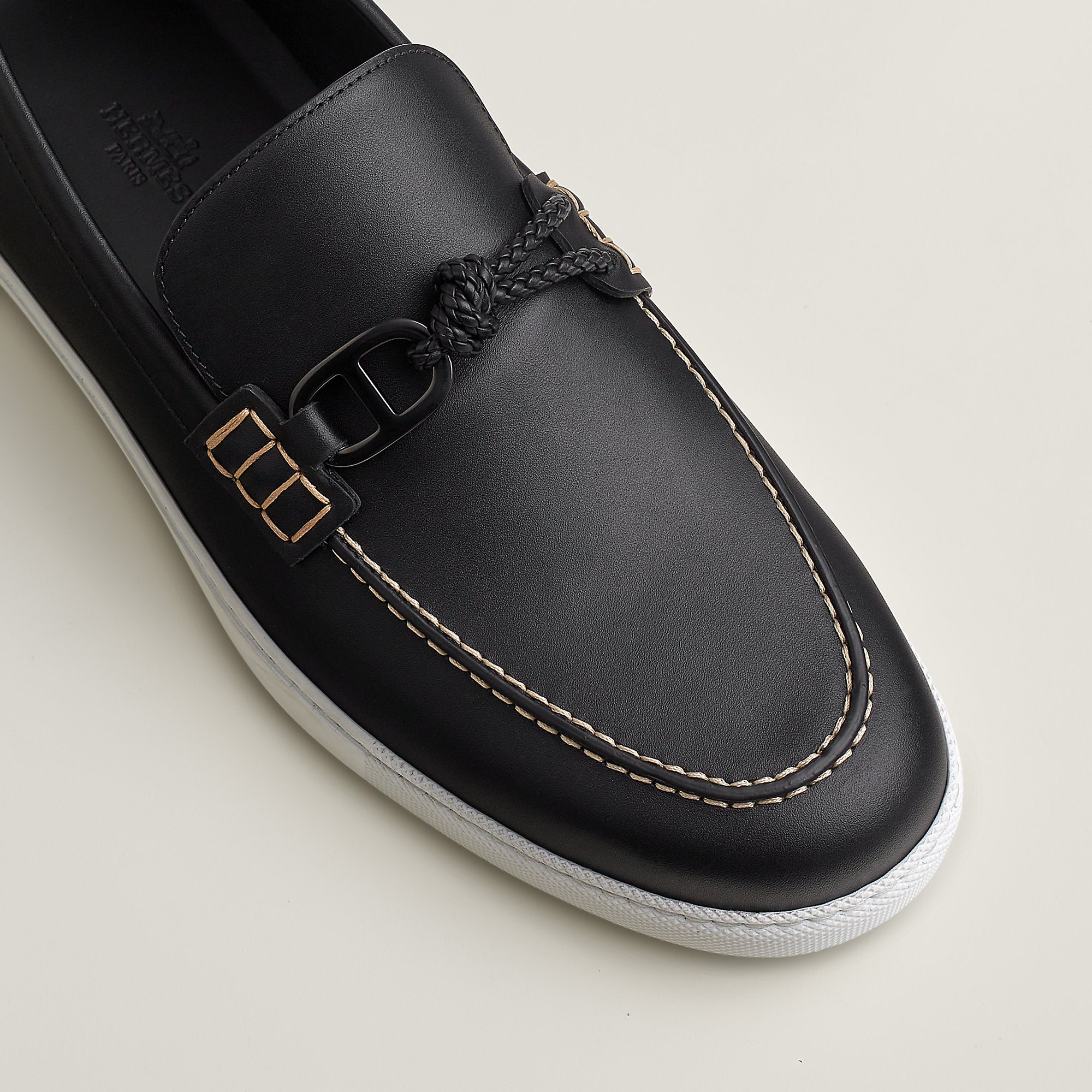 Hermes Ignacio Loafer Noir