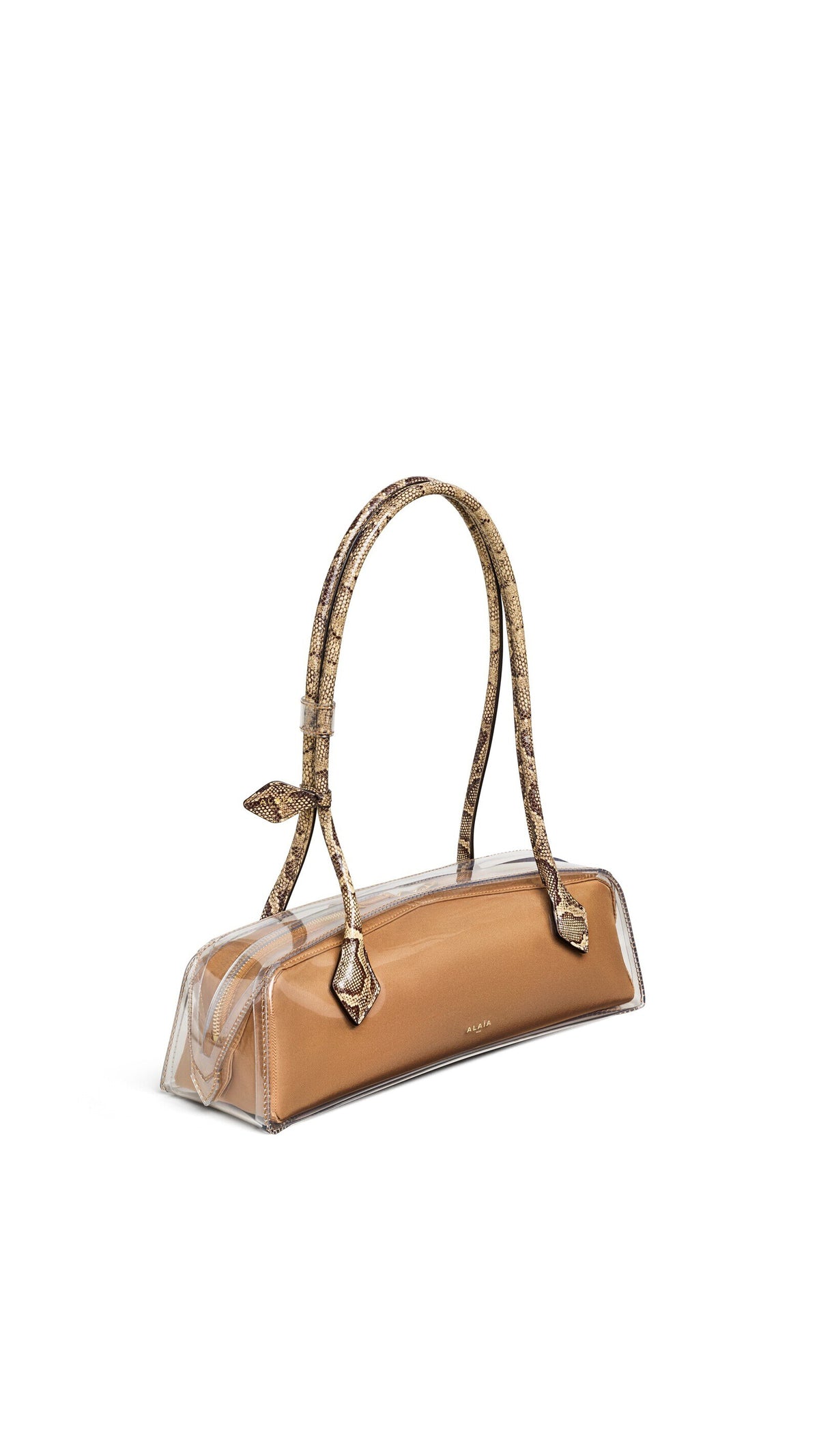 Alaïa Le Teckel Medium Bag In Polyurethane And Ayers Leather