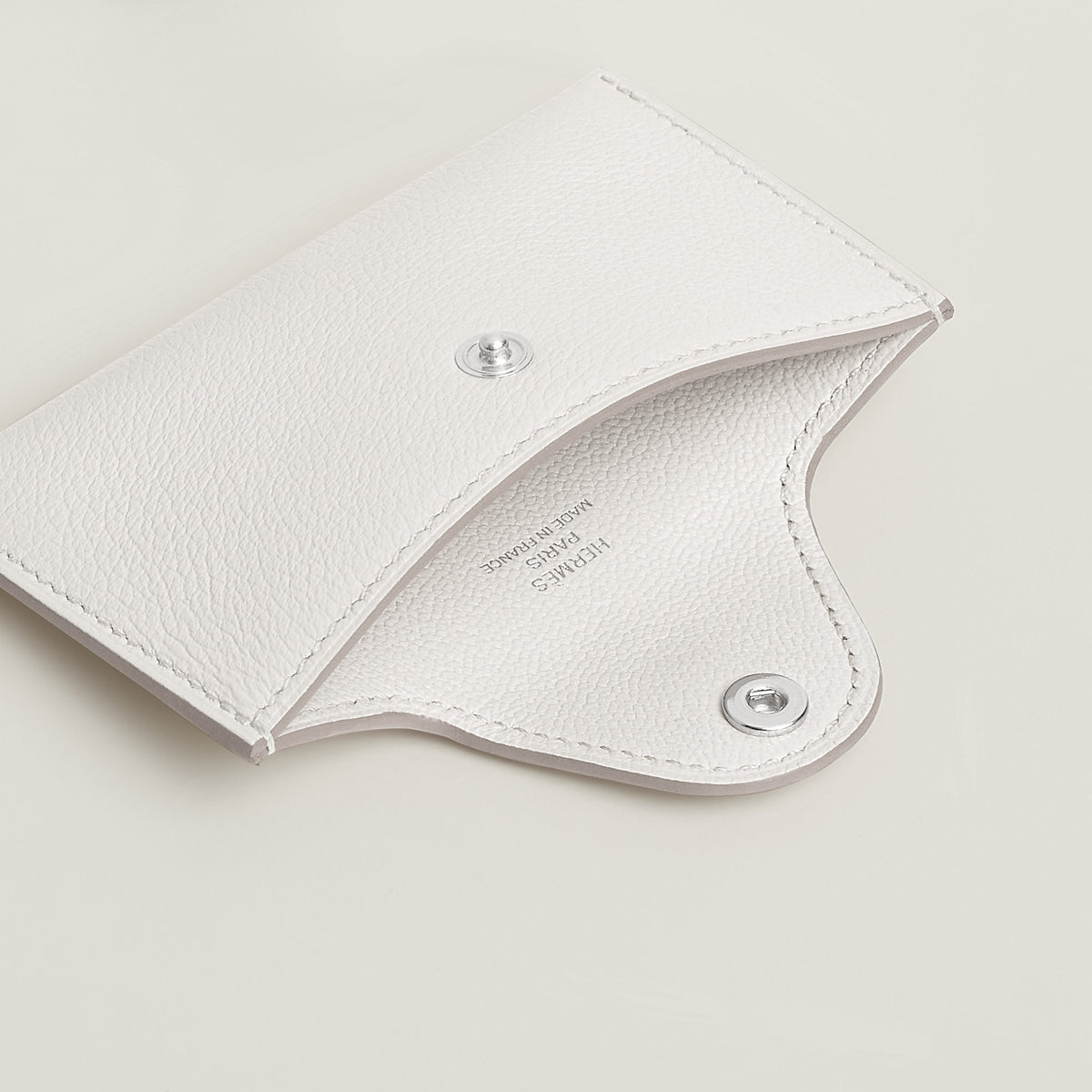 Hermes Iliade Card Holder New White