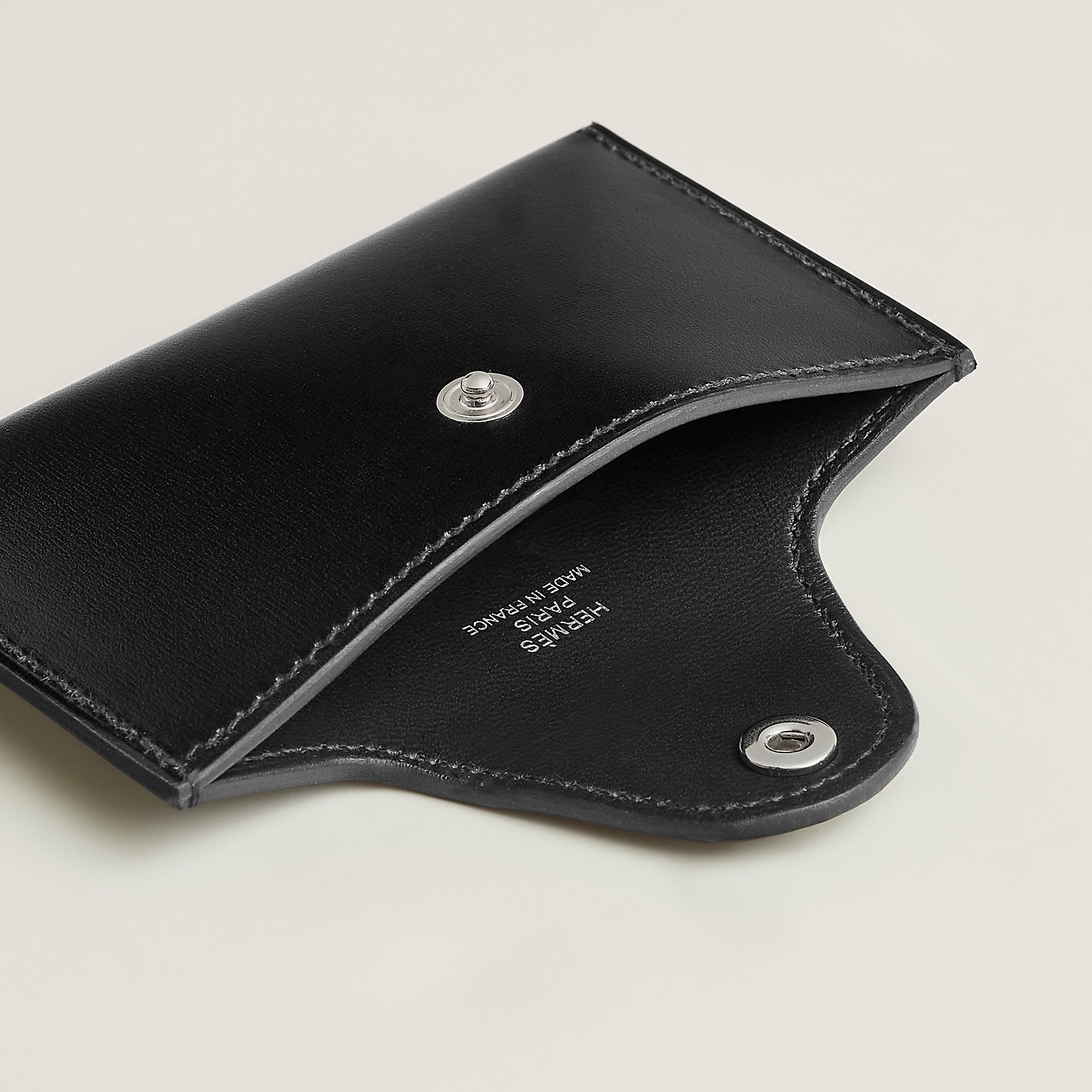 Hermes Iliade Card Holder Noir