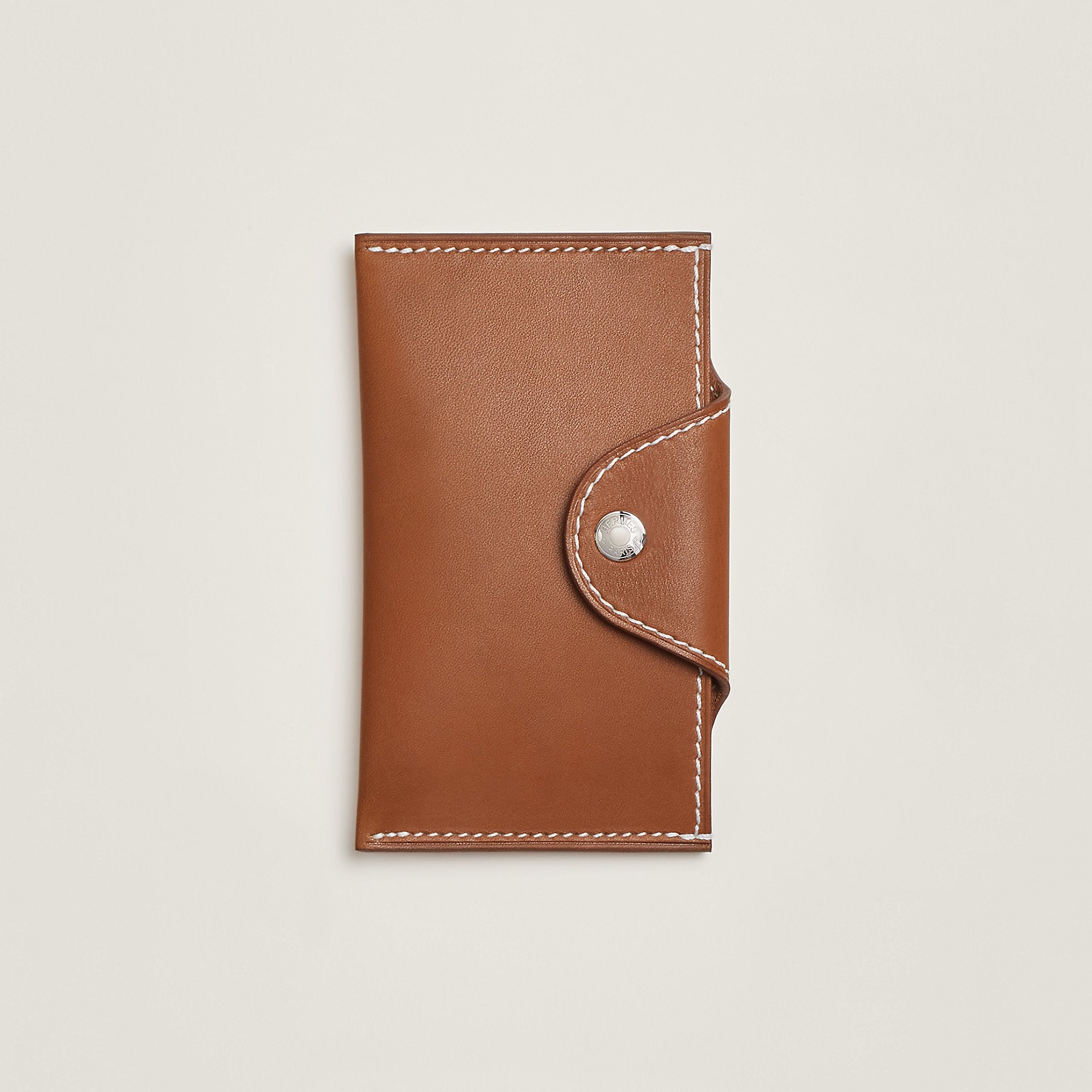 Hermes Iliade Card Holder Fauve