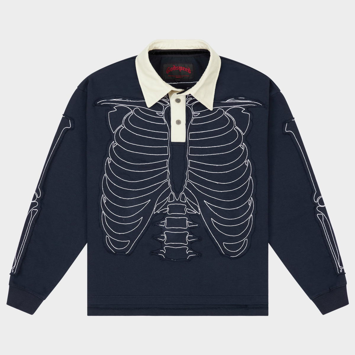Godspeed Anatomy Polo Shirt (Navy)