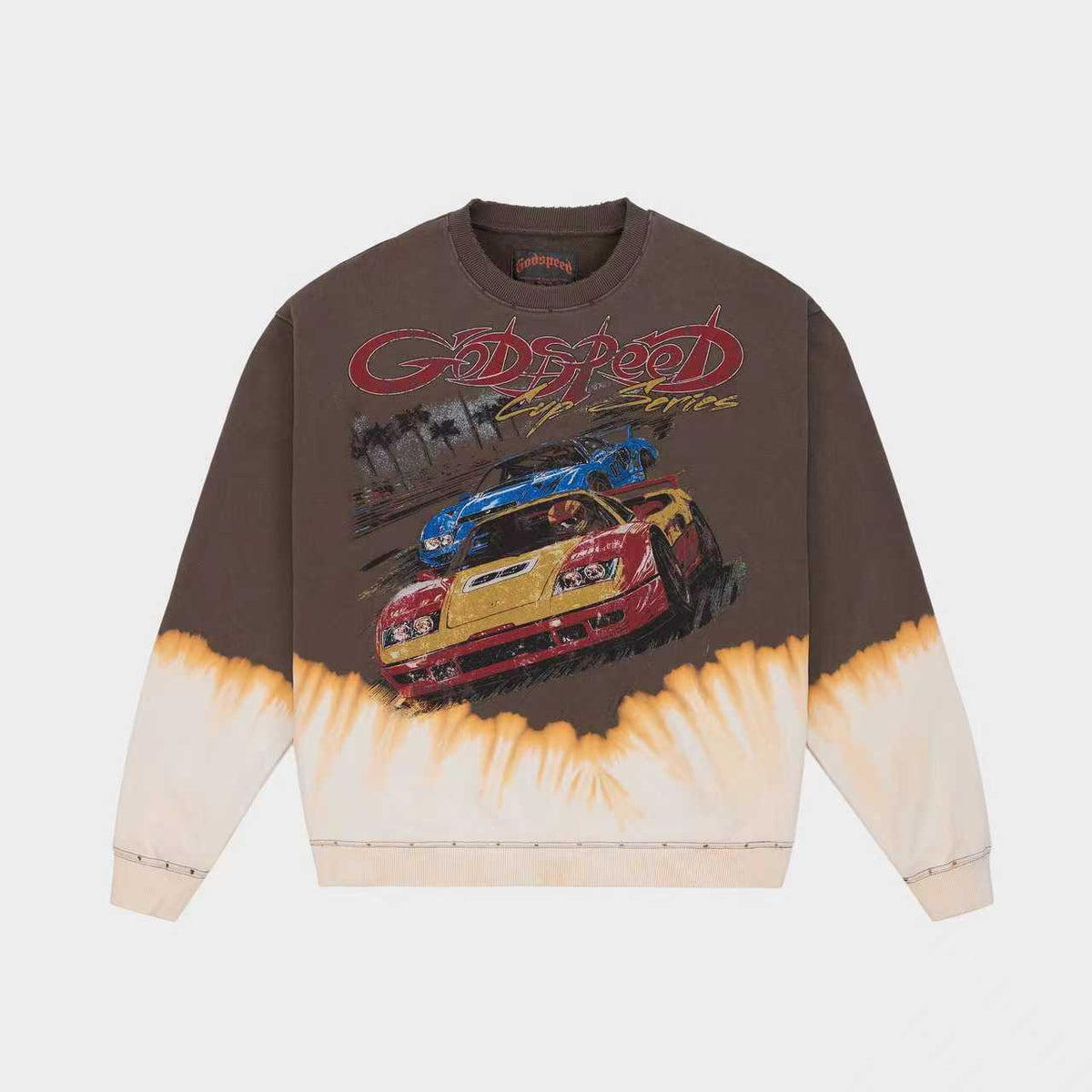 Godspeed F.t.w Sweatshirt (Brown Bleached Wash)