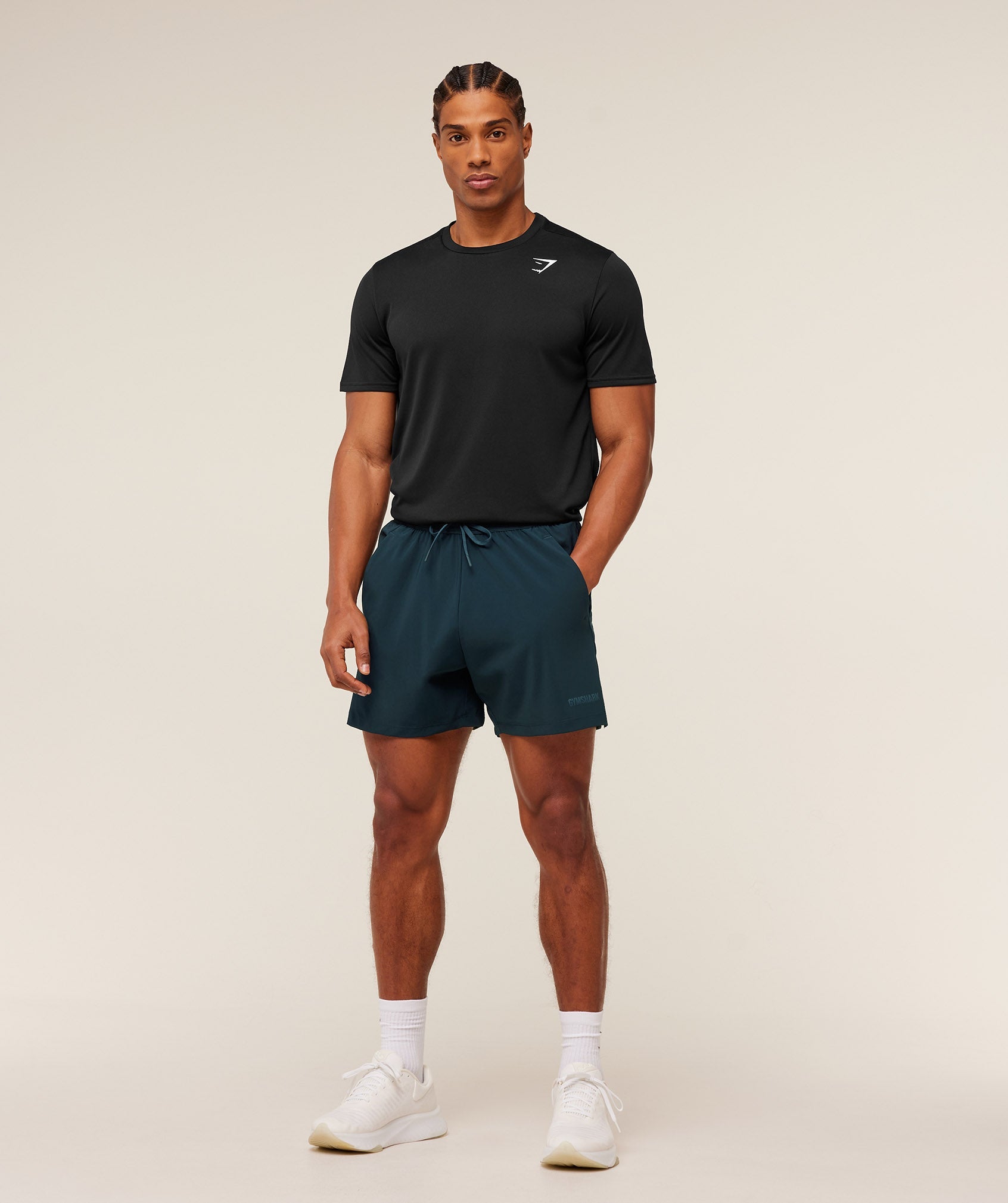 Gymshark Active Rest 6" Shorts Deep Petrol Blue