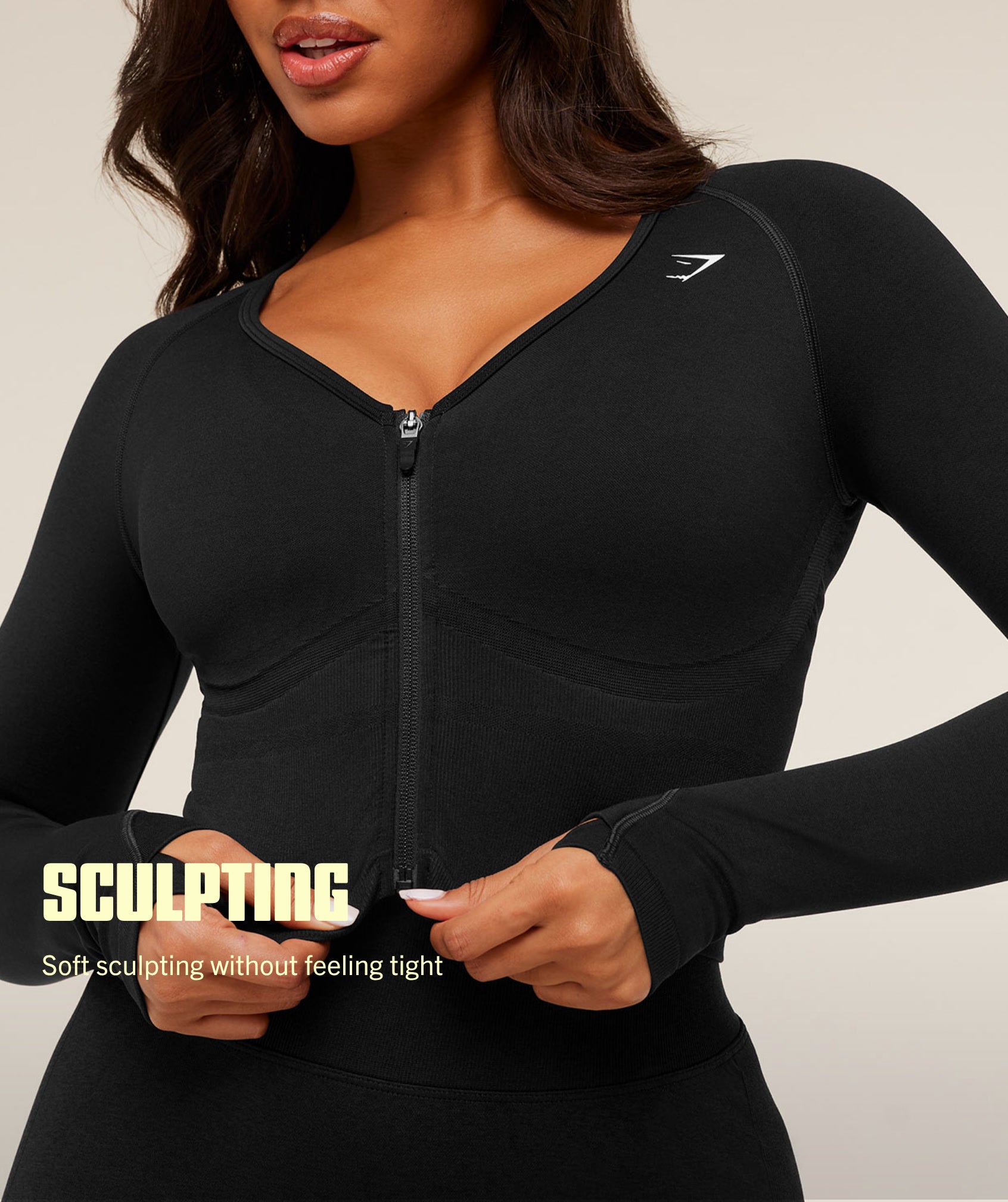 Women's Gymshark Lift Seamless Jacket Black