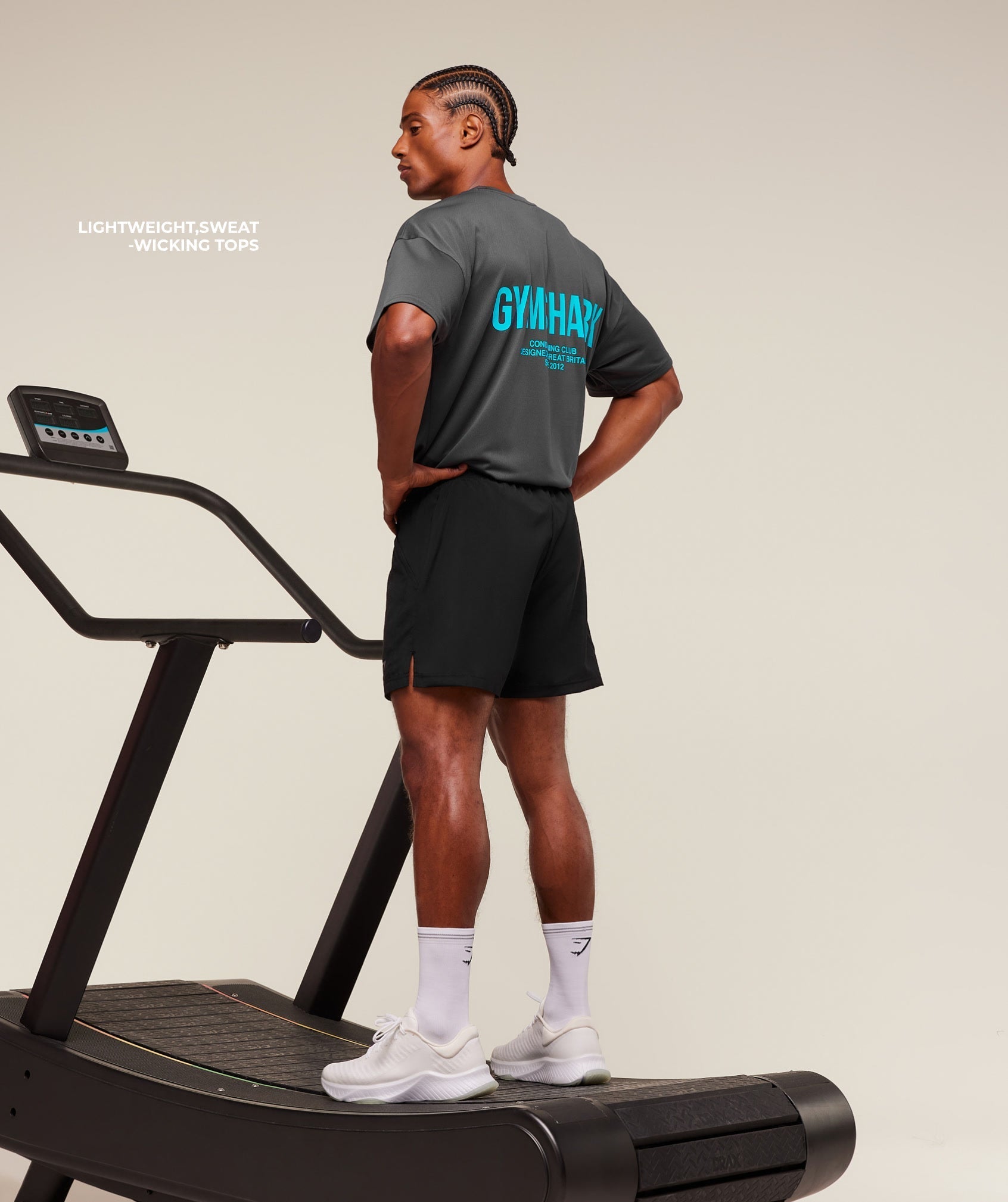 Gymshark Conditioning Club Oversized T-Shirt Onyx Grey