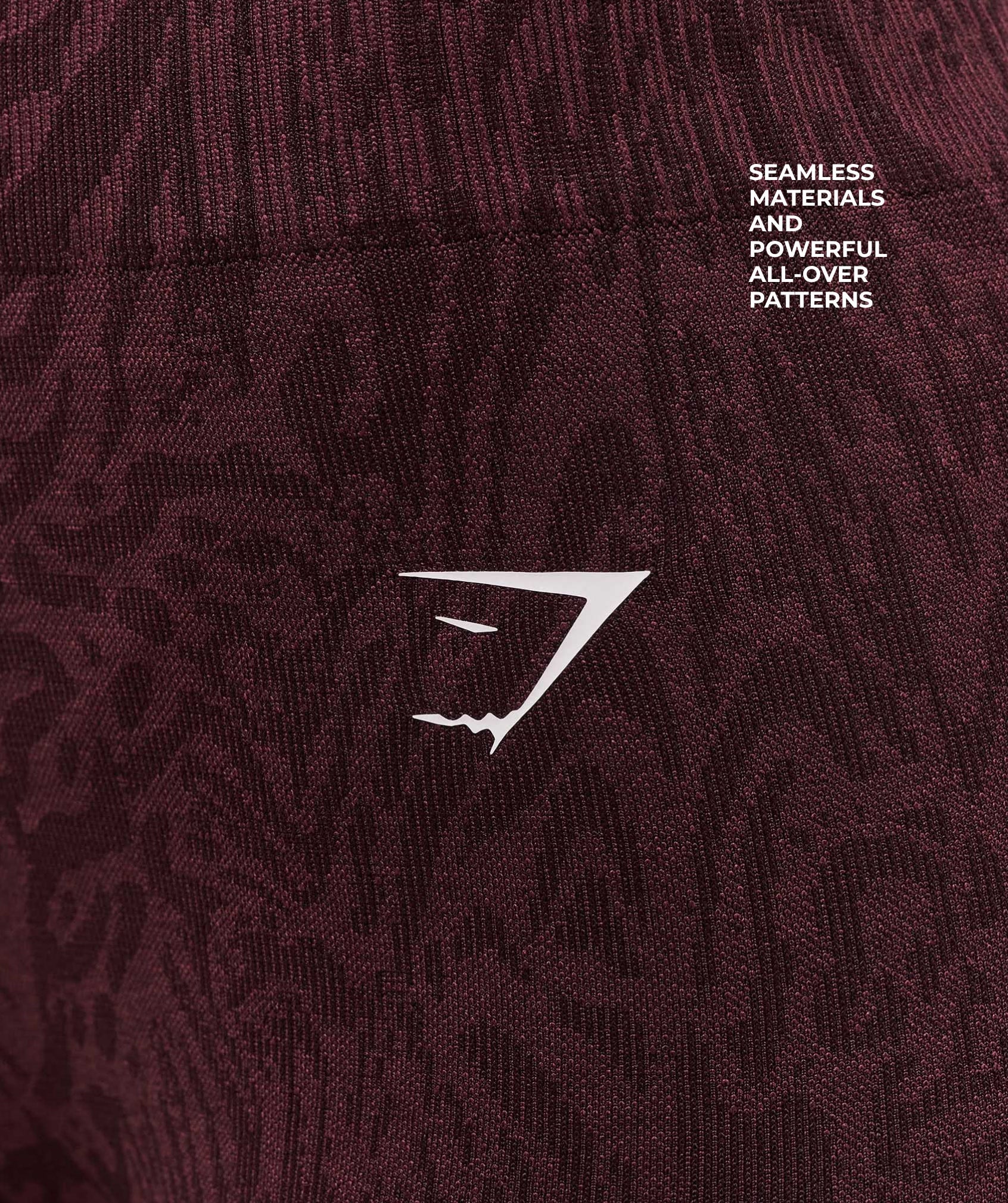 Women's Gymshark Adapt Animal Seamless Leggings Cherry Purple