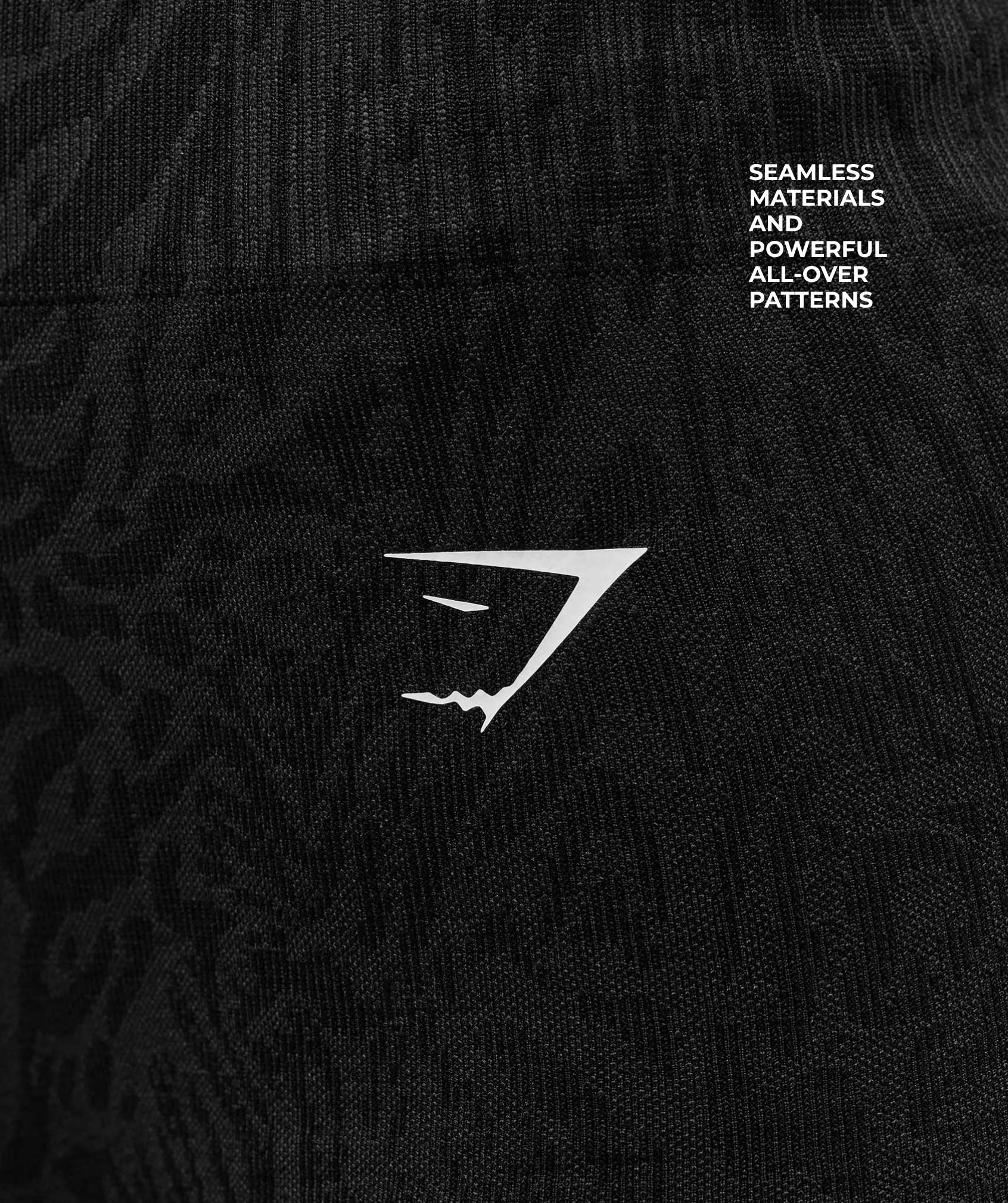 Women's Gymshark Adapt Animal Seamless Shorts Black
