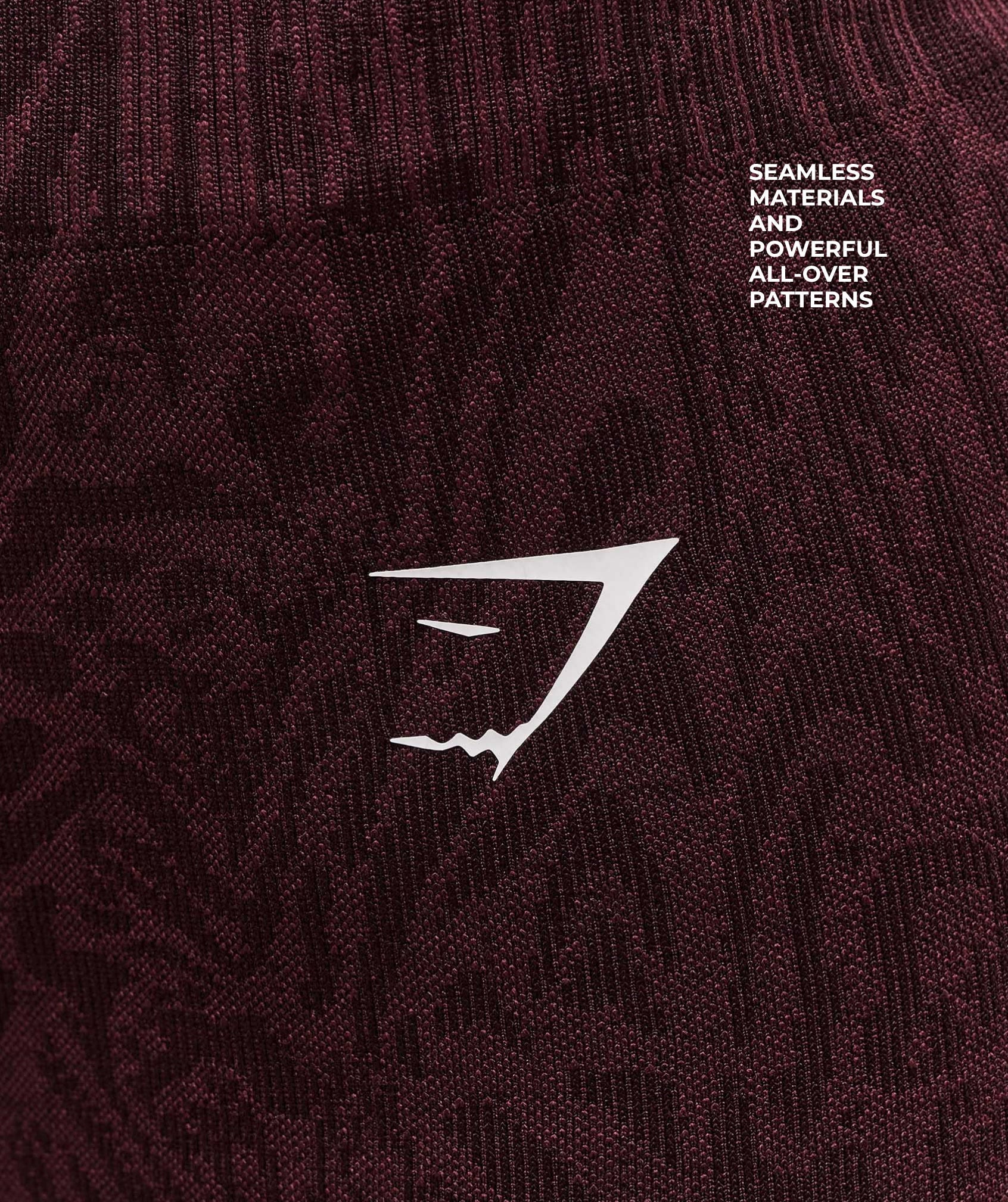 Women's Gymshark Adapt Animal Seamless Shorts Cherry Purple