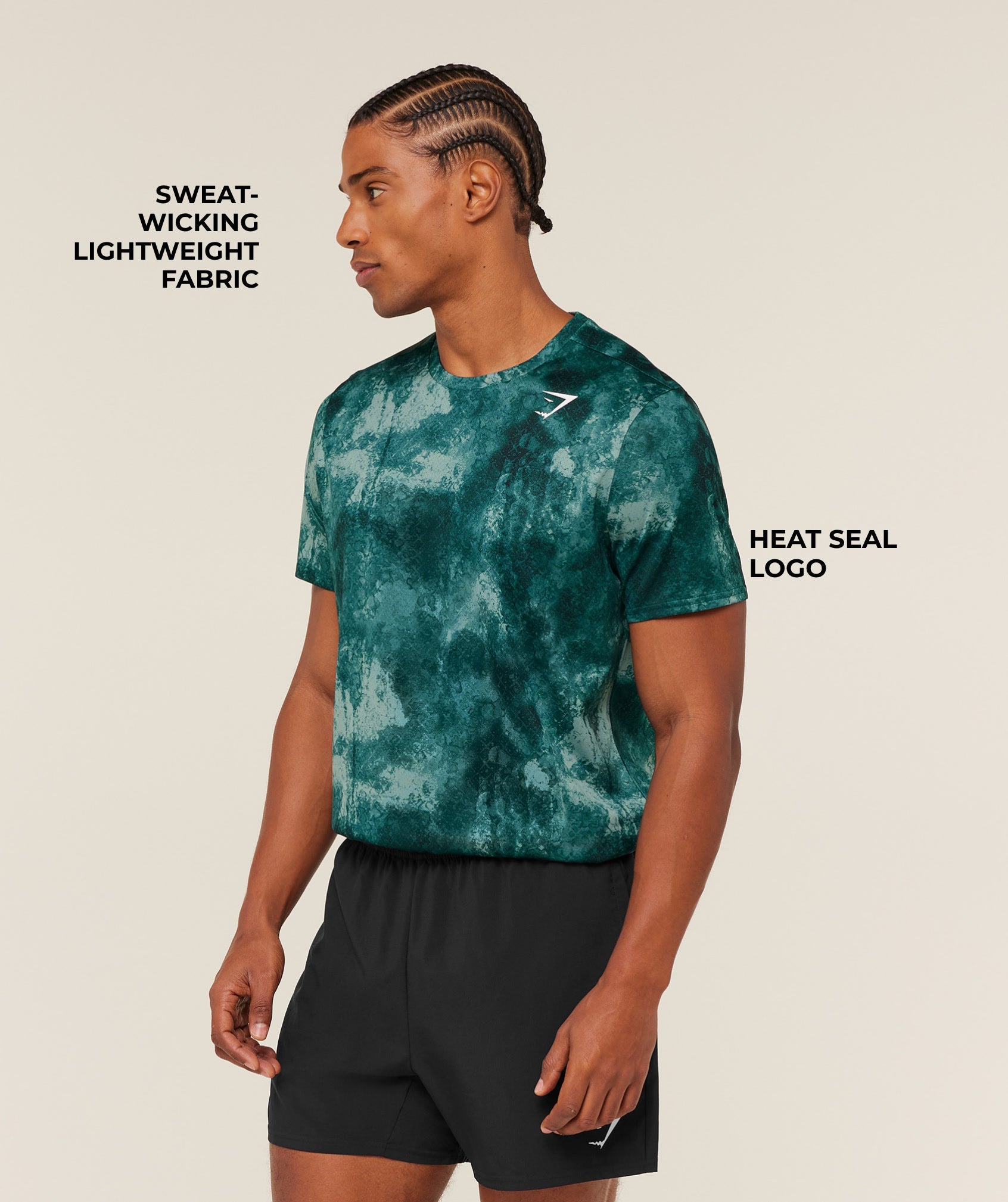 Gymshark Arrival T-Shirt Muted Teal