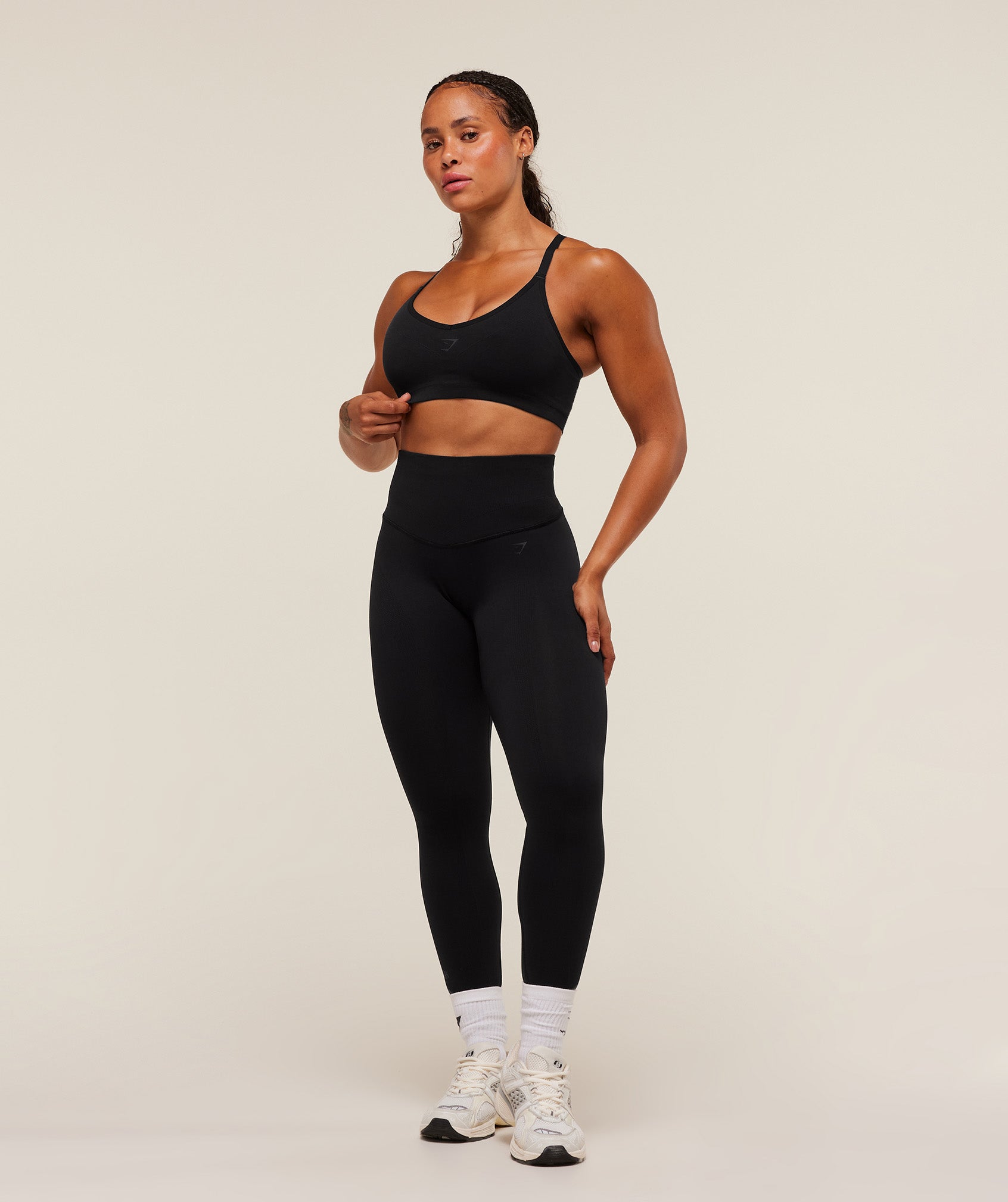 Women's Gymshark Activate Seamless Leggings Black