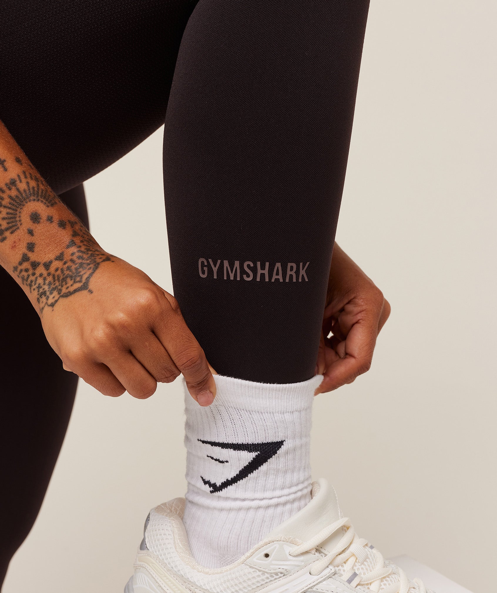 Women's Gymshark Activate Seamless Leggings Plum Brown