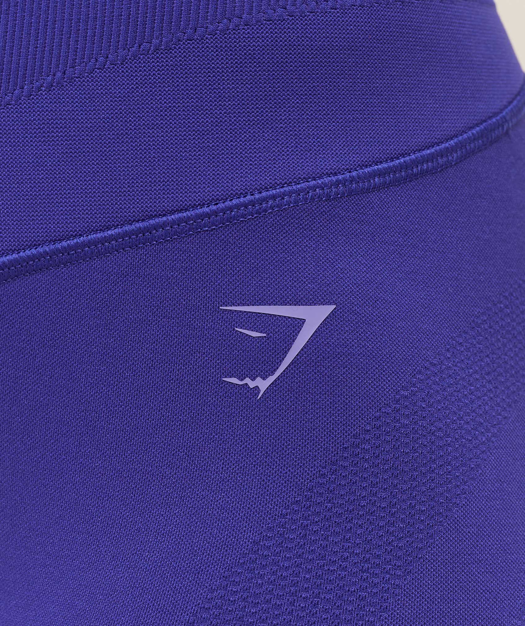 Women's Gymshark Activate Seamless Shorts Cobalt Purple