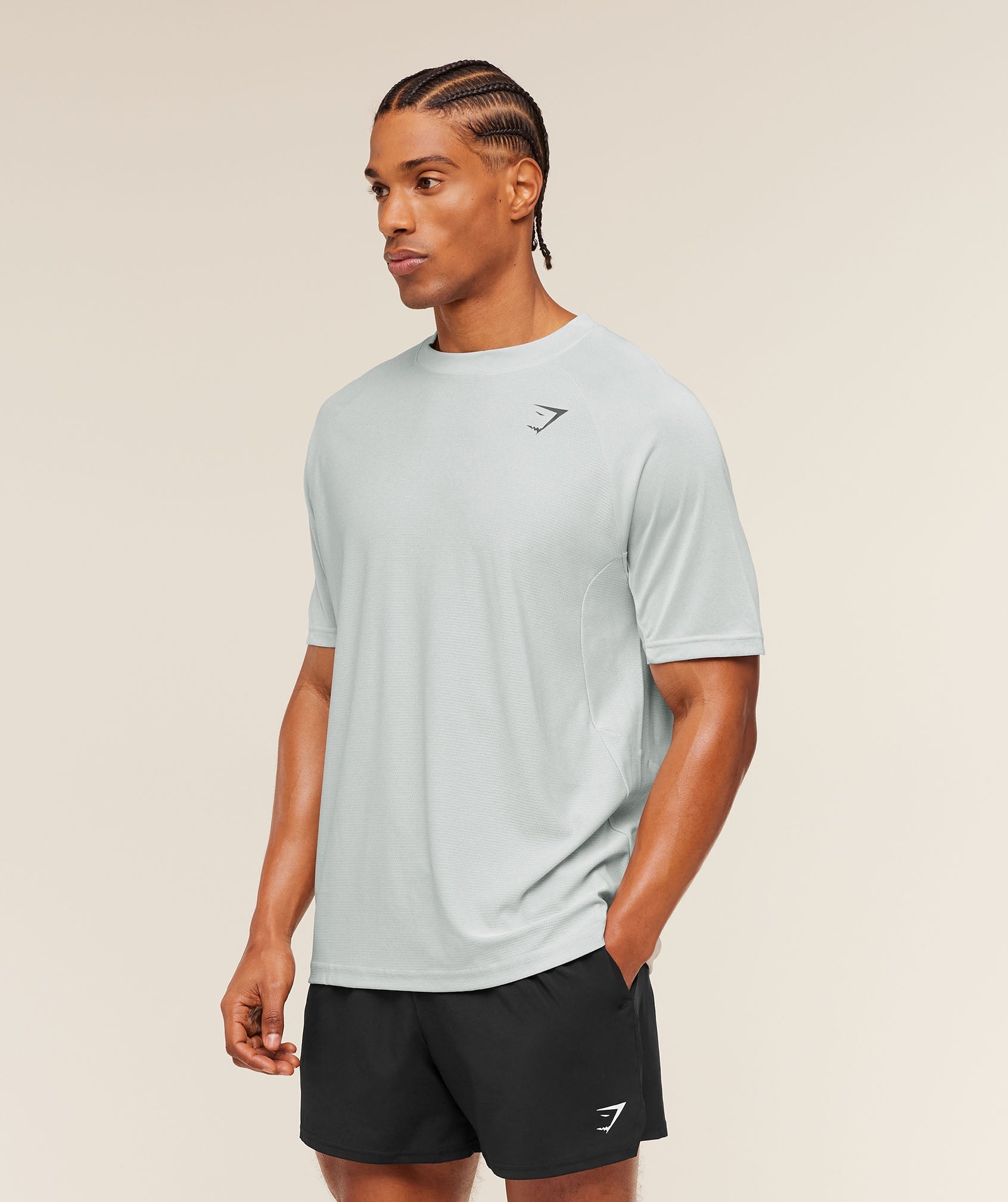 Gymshark Weekend T-Shirt Light Grey