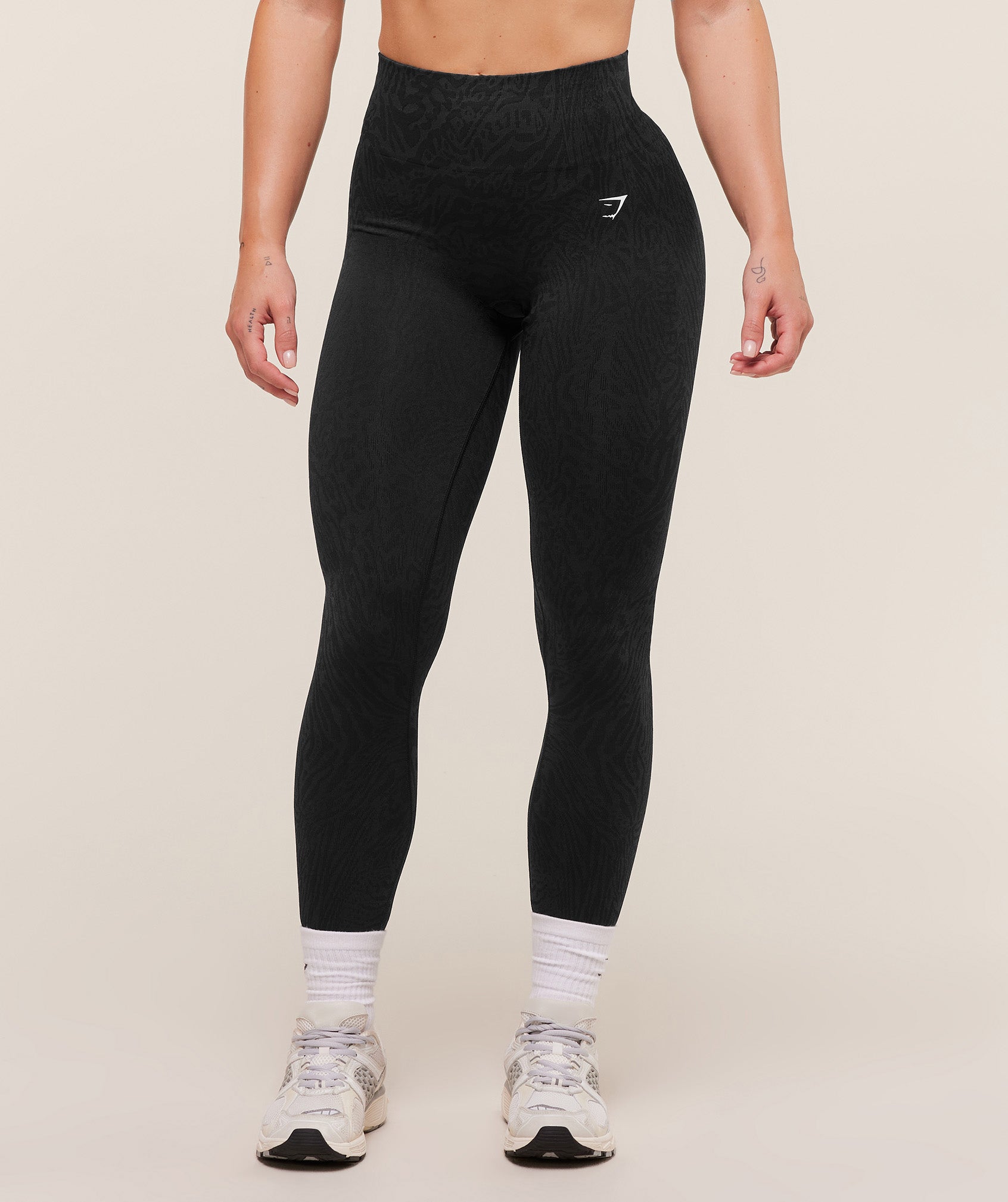 Women's Gymshark Adapt Animal Seamless Leggings Black