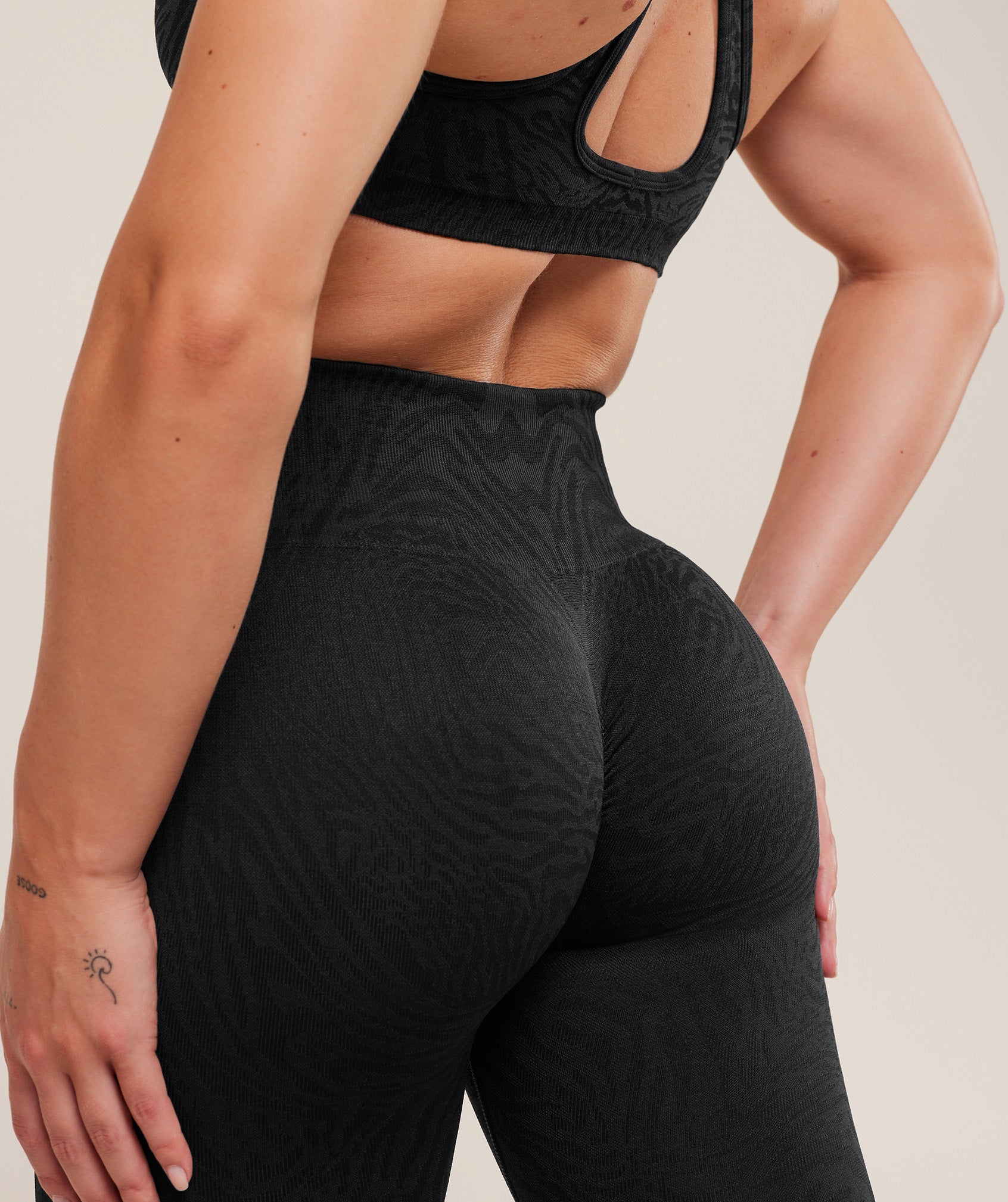 Women's Gymshark Adapt Animal Seamless Leggings Black