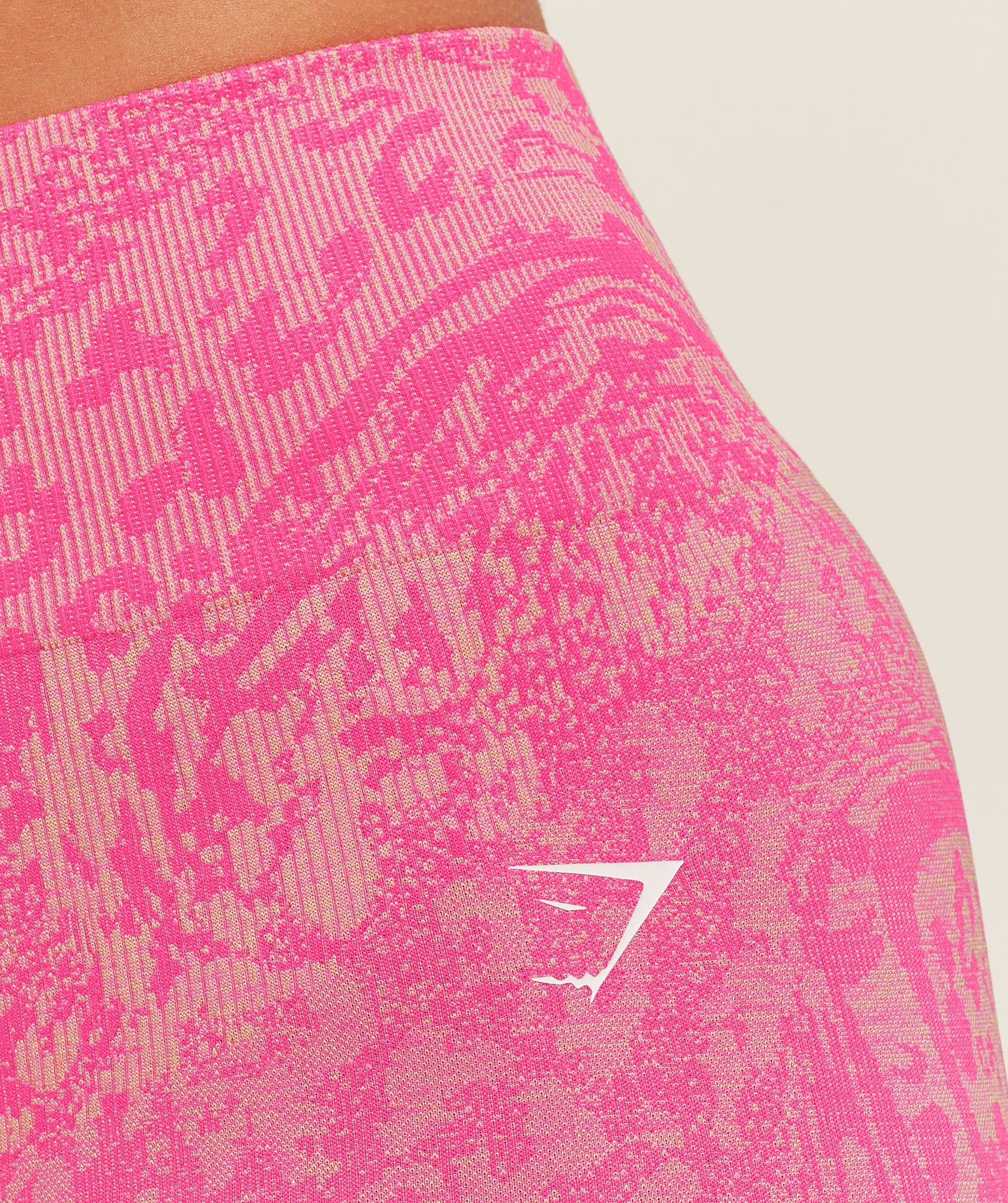 Women's Gymshark Adapt Animal X Whitney Shorts Electric Pink