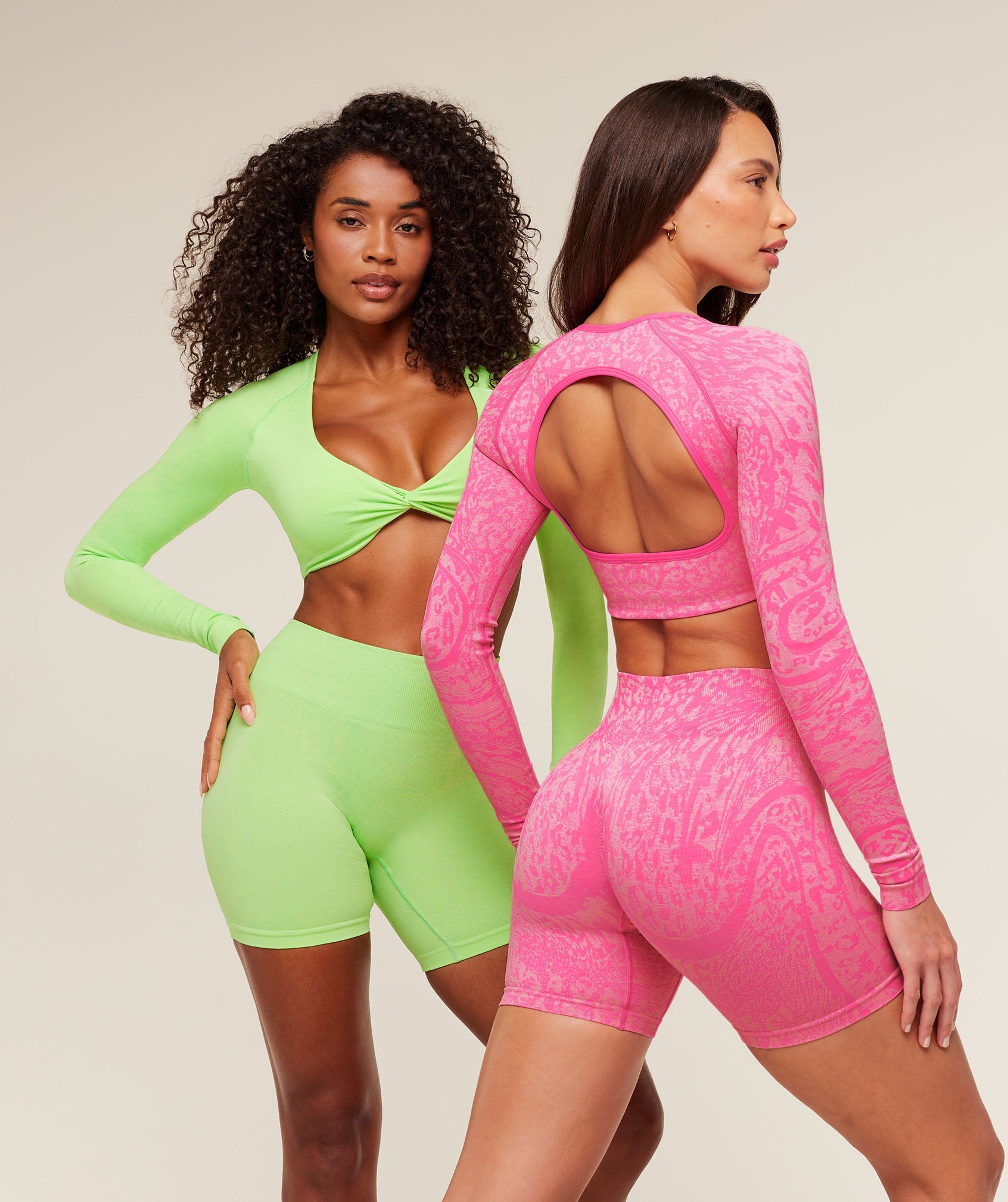 Women's Gymshark Adapt Animal X Whitney Shorts Electric Pink