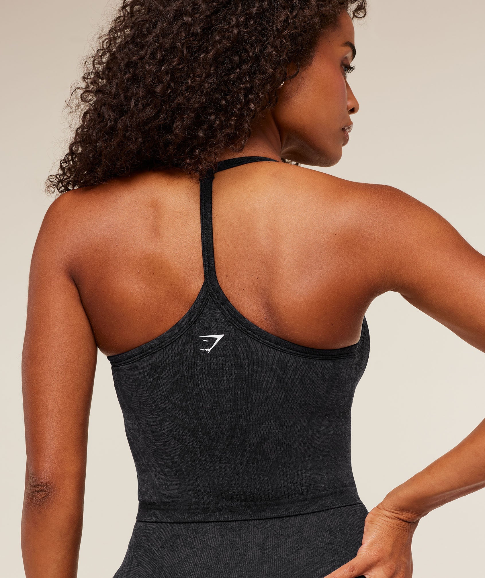 Women's Gymshark Adapt Animal X Whitney Tank Top With Shelf Black