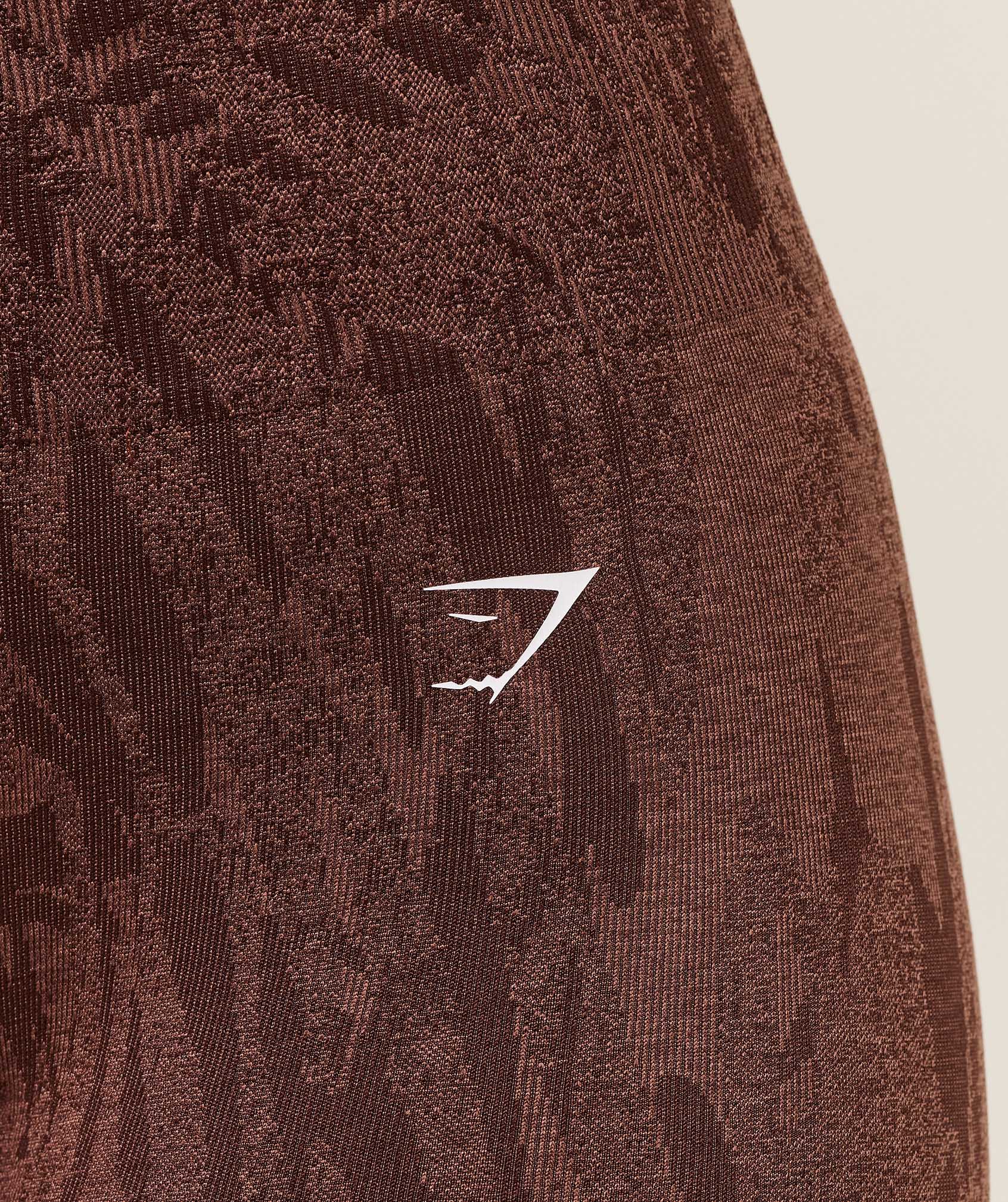 Women's Gymshark Adapt Camo Seamless Leggings Archive Brown