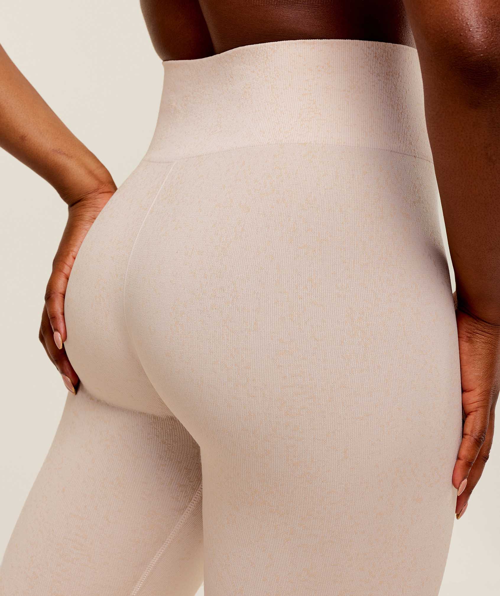 Women's Gymshark Adapt Fleck X Whitney Leggings Mineral | Coconut White