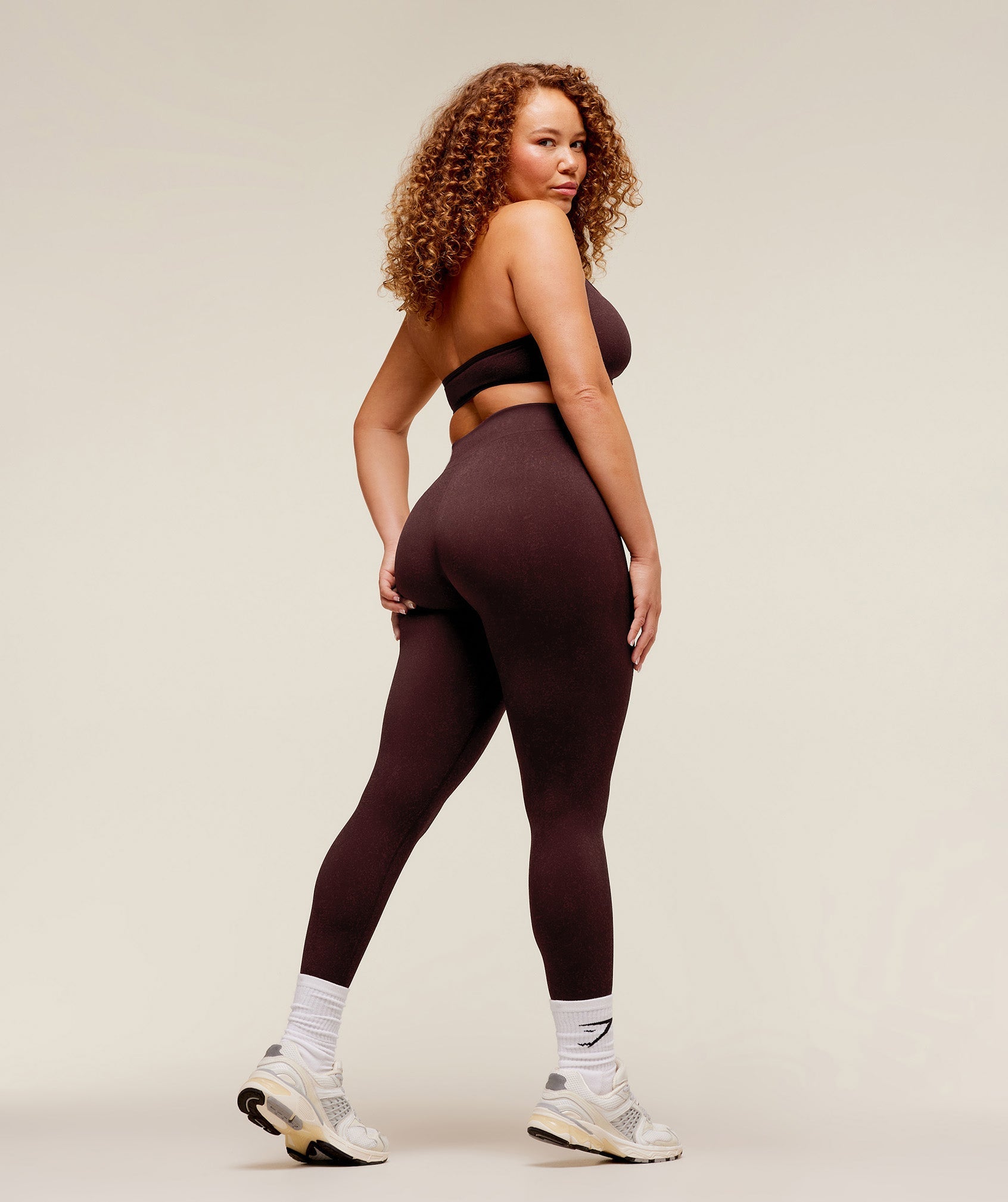 Women's Gymshark Adapt Fleck X Whitney Leggings Cherry Purple