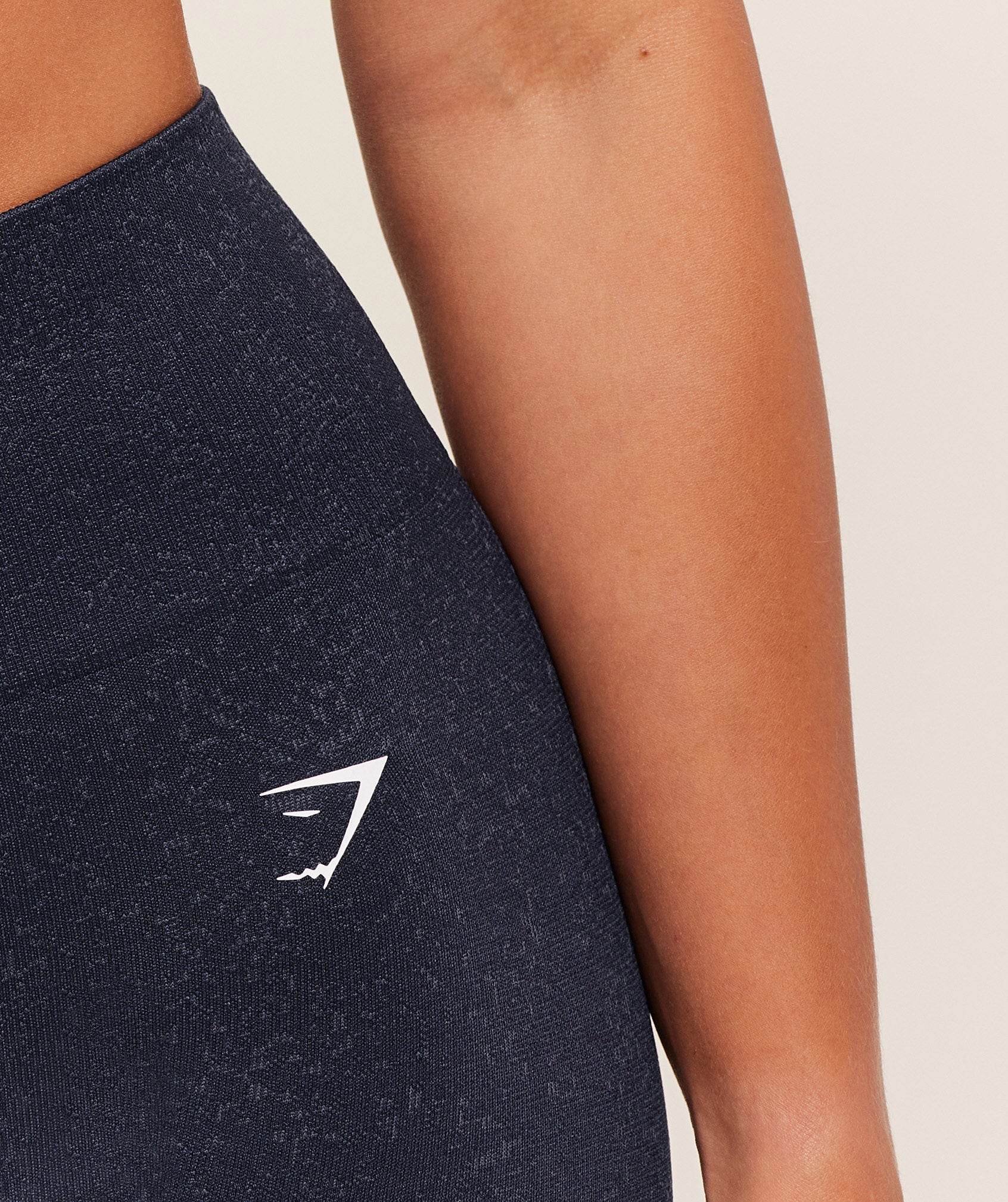 Women's Gymshark Adapt Fleck Seamless Shorts Heavy Blue