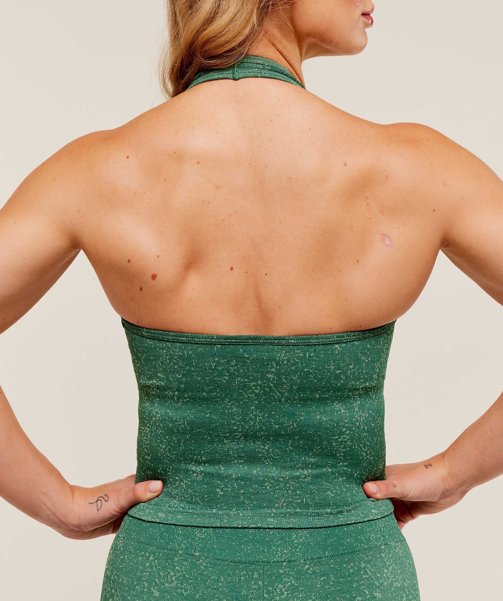 Women's Gymshark Adapt Fleck X Whitney Tank With Shelf Lift Green