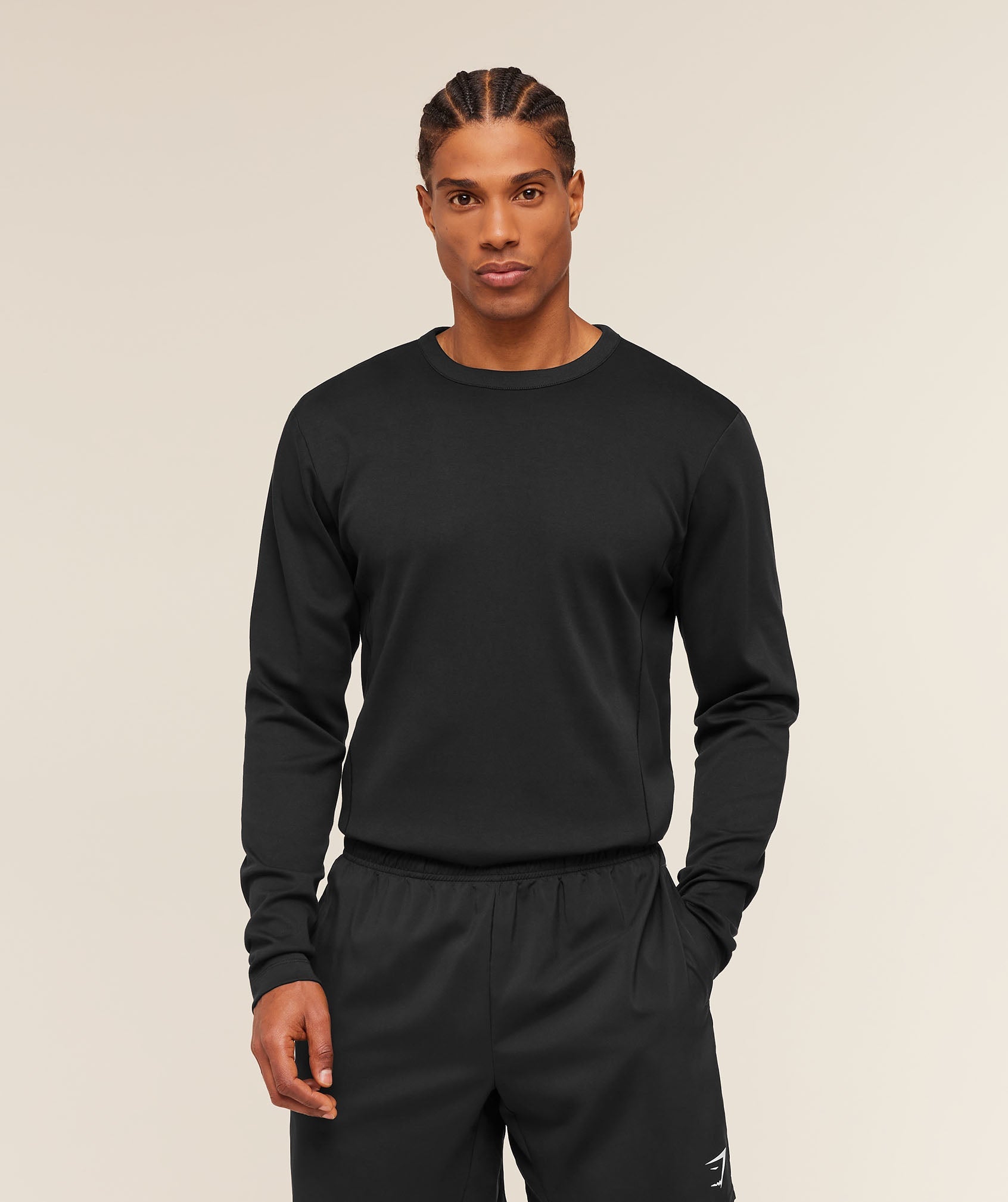 Gymshark Off Duty Long Sleeve T-Shirt Black