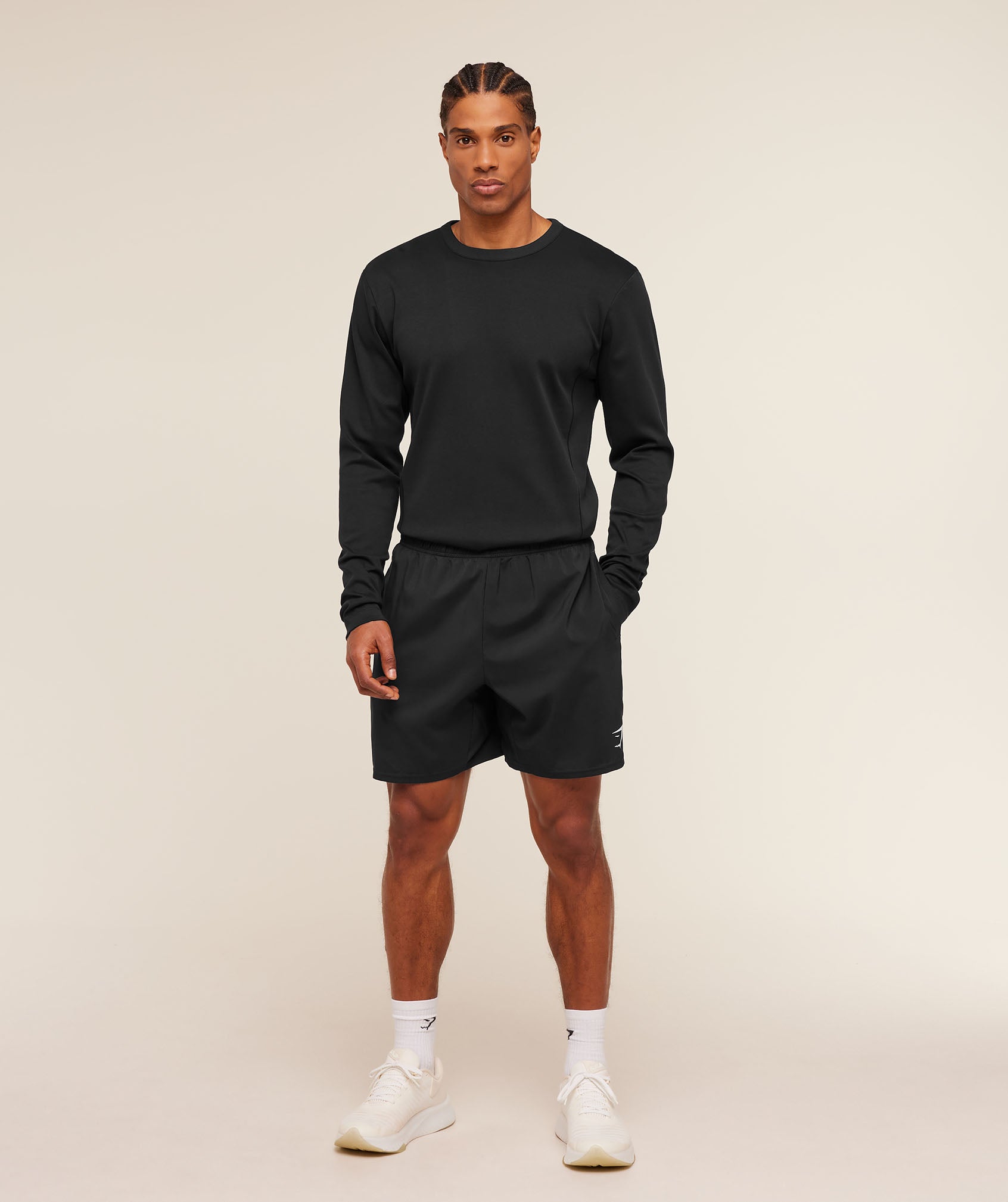 Gymshark Off Duty Long Sleeve T-Shirt Black