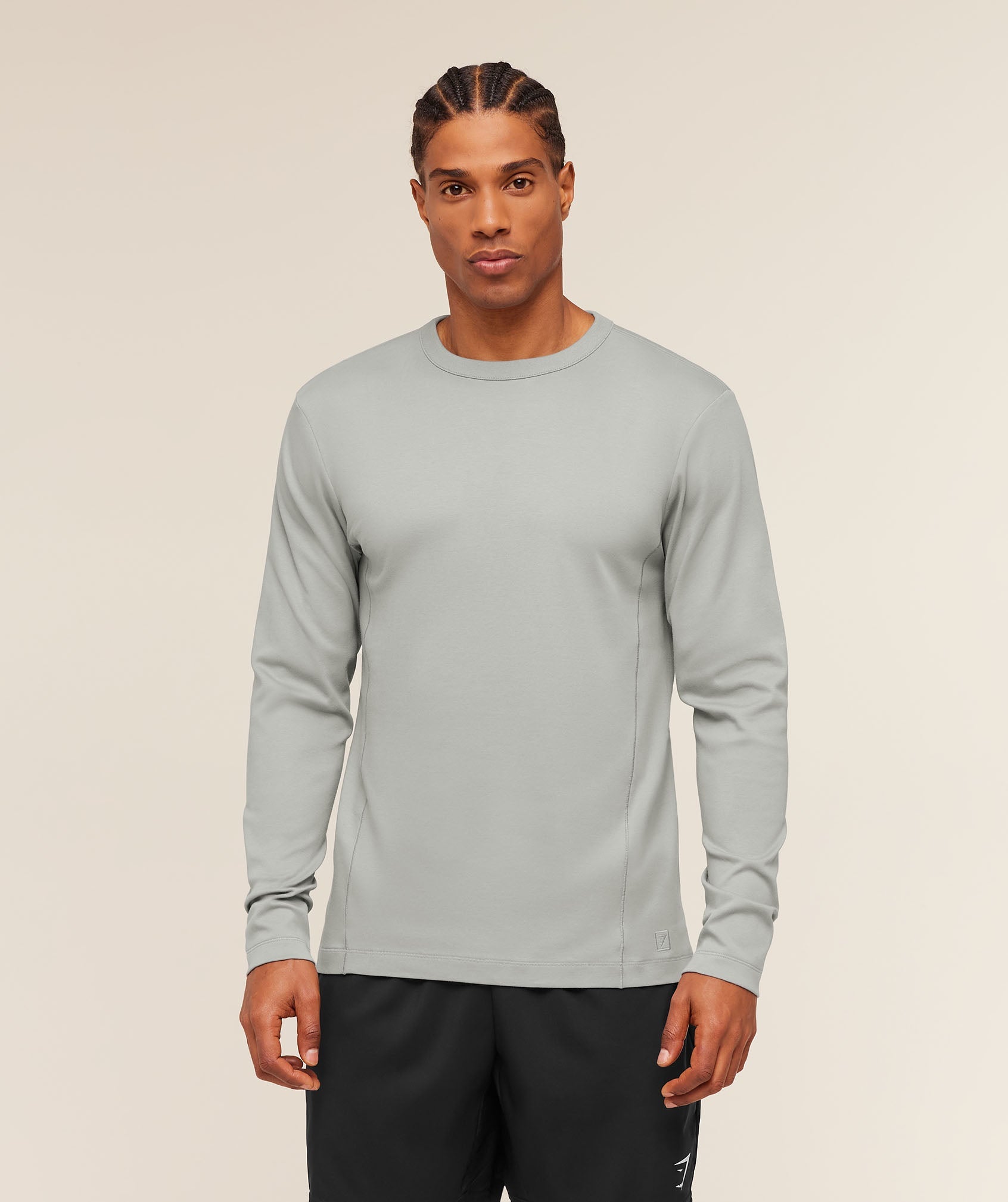 Gymshark Off Duty Long Sleeve T-Shirt Smokey Grey