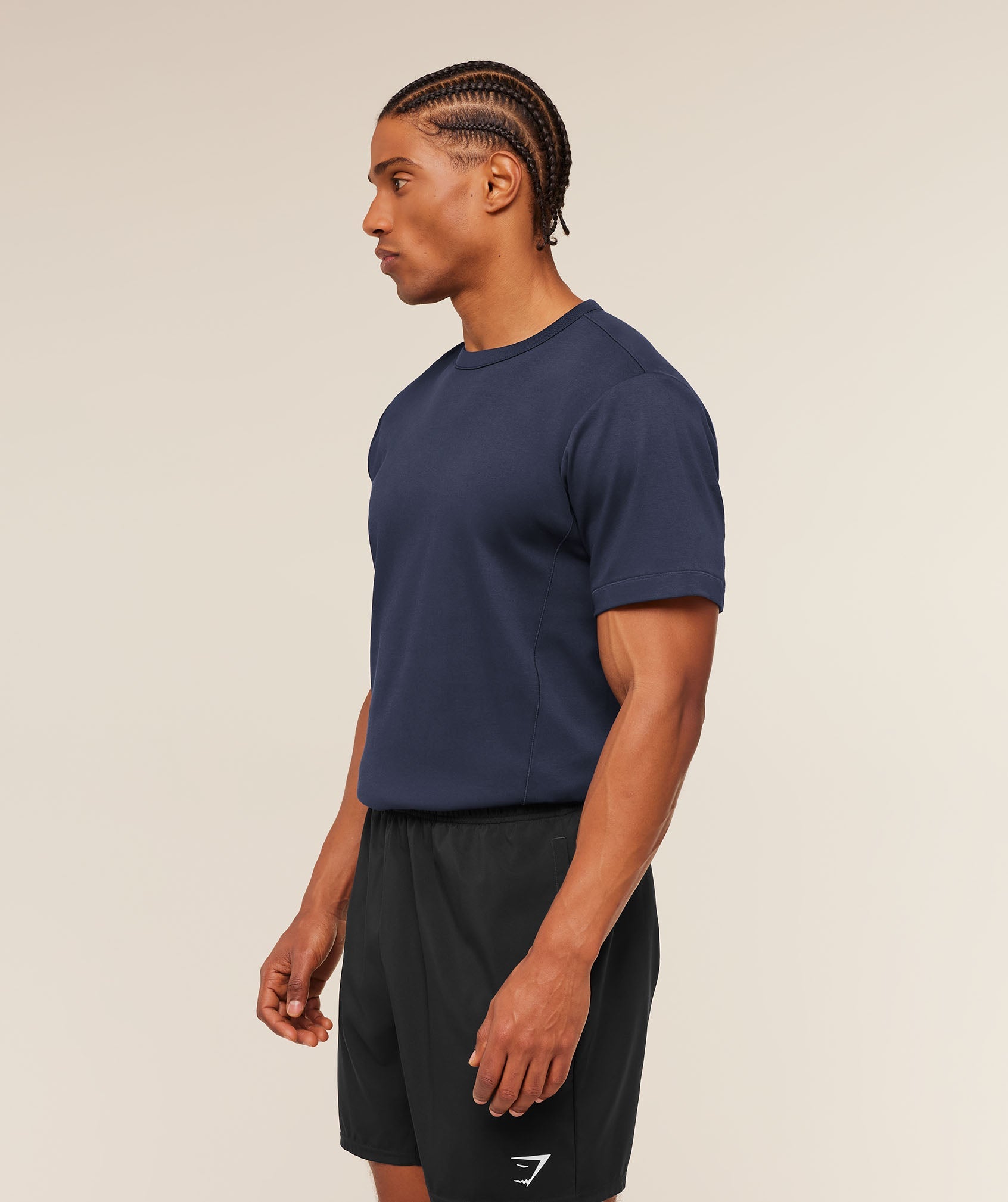 Gymshark Off Duty T-Shirt Heavy Blue