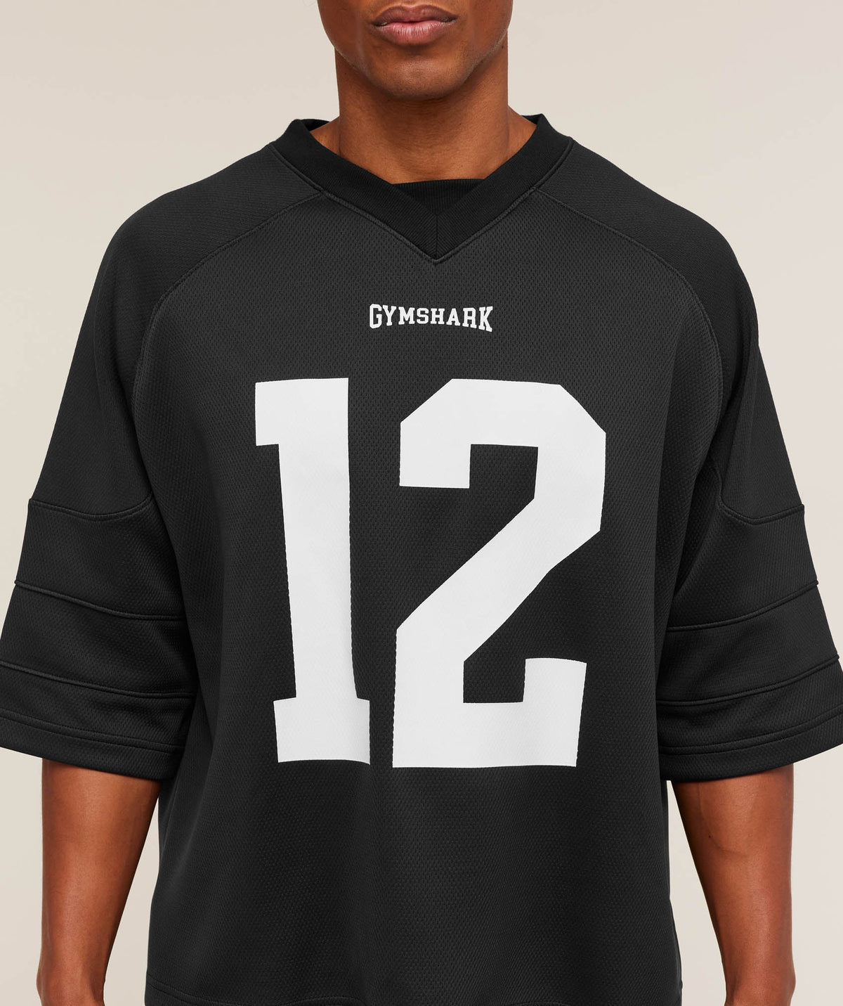 Gymshark American Football Jersey Black
