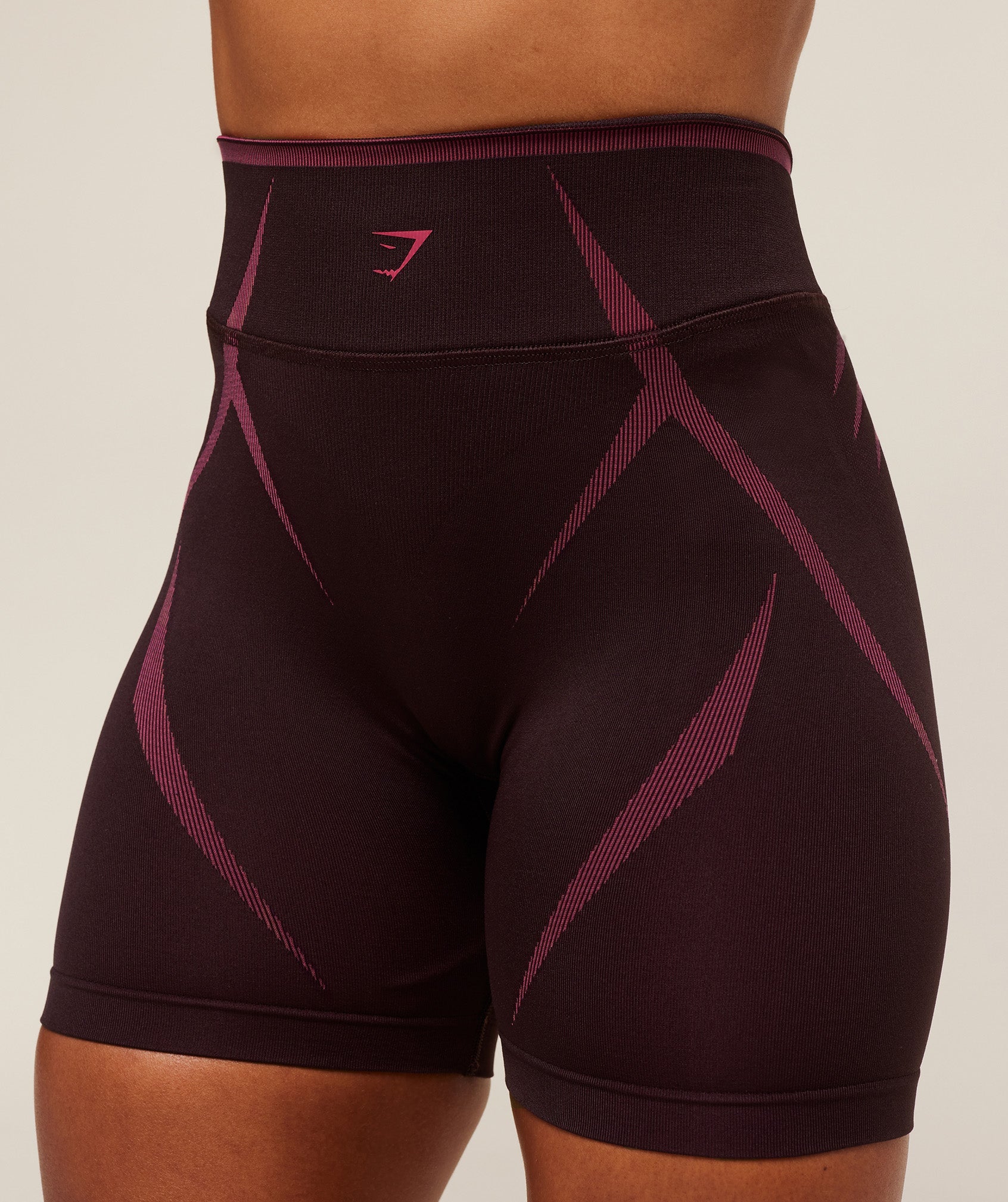 Women's Gymshark Apex Lift Seamless Short Cherry Purple