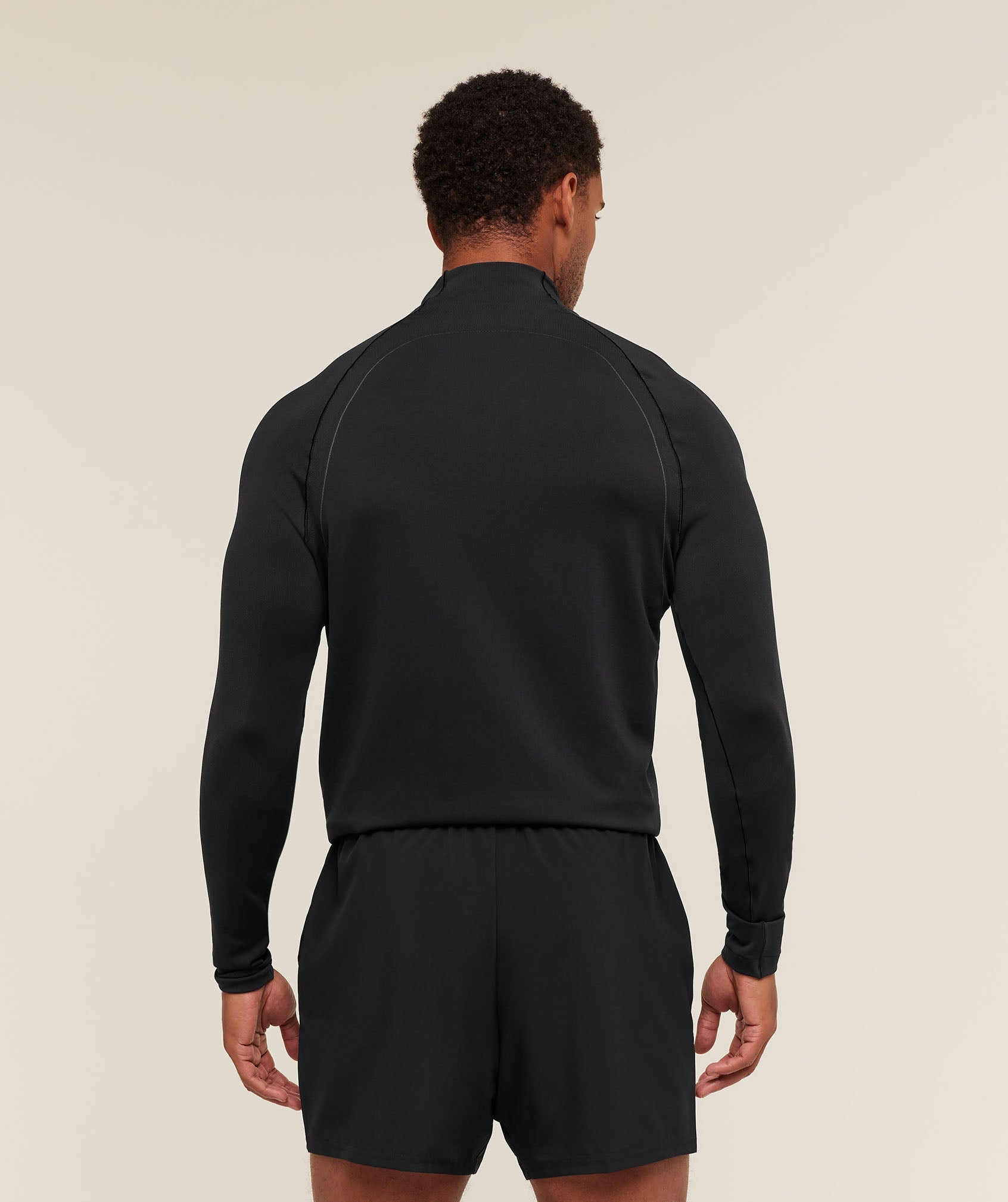 Gymshark Apex Seamless 1/4 Zip Black