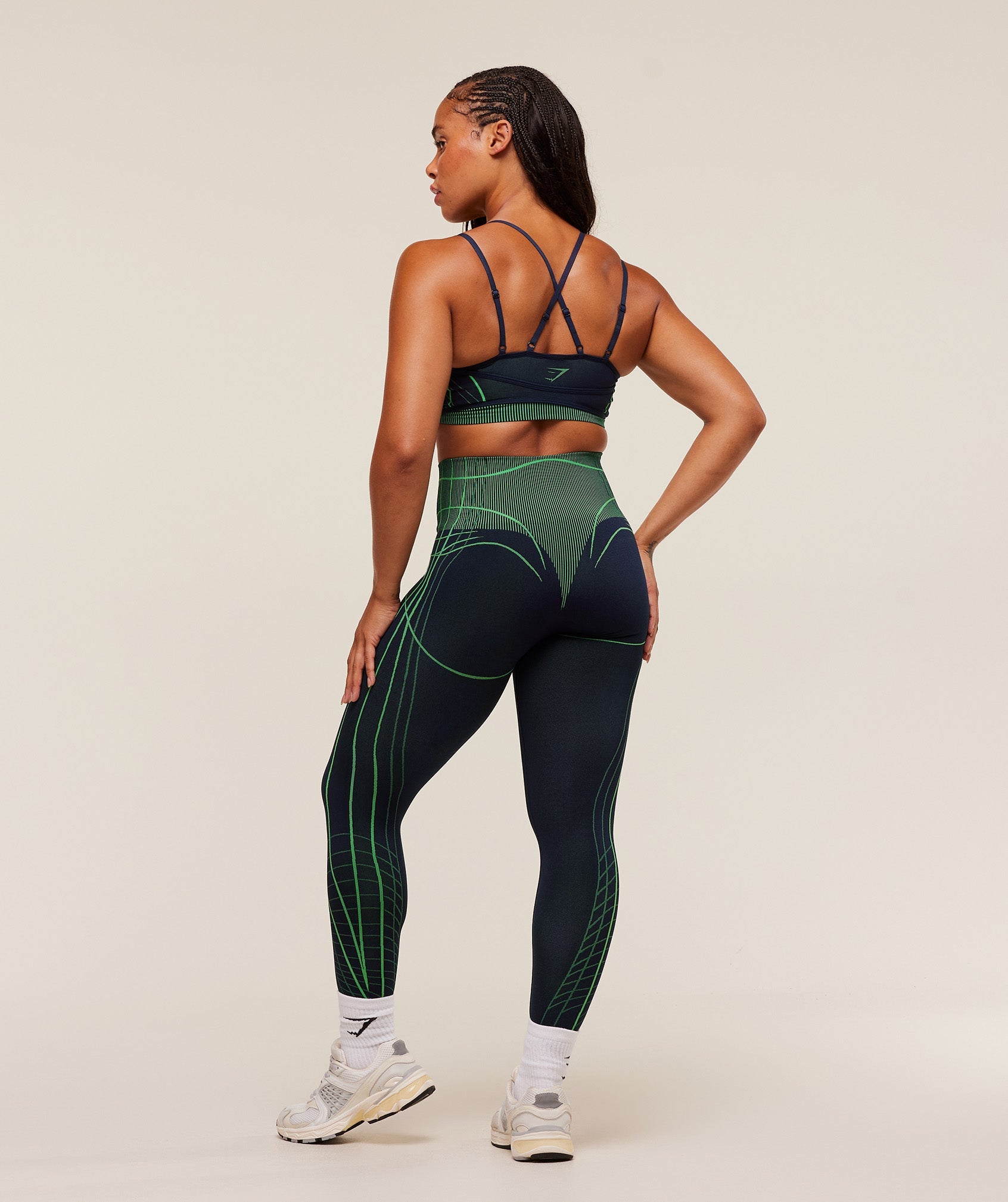 Women's Gymshark Apex Seamless Leggings Heavy Blue