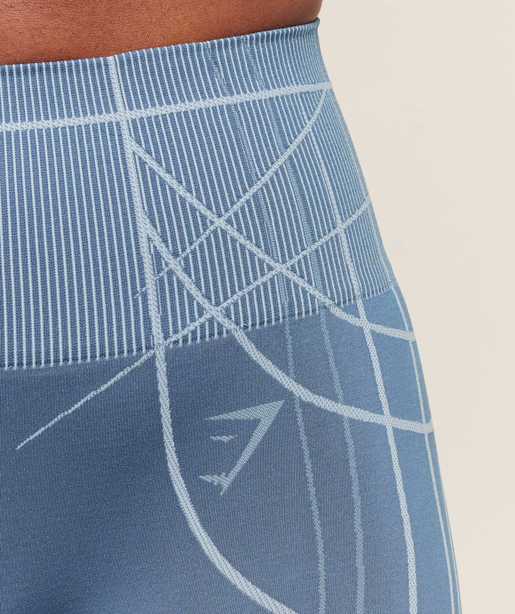 Women's Gymshark Apex Seamless Leggings Worn Blue