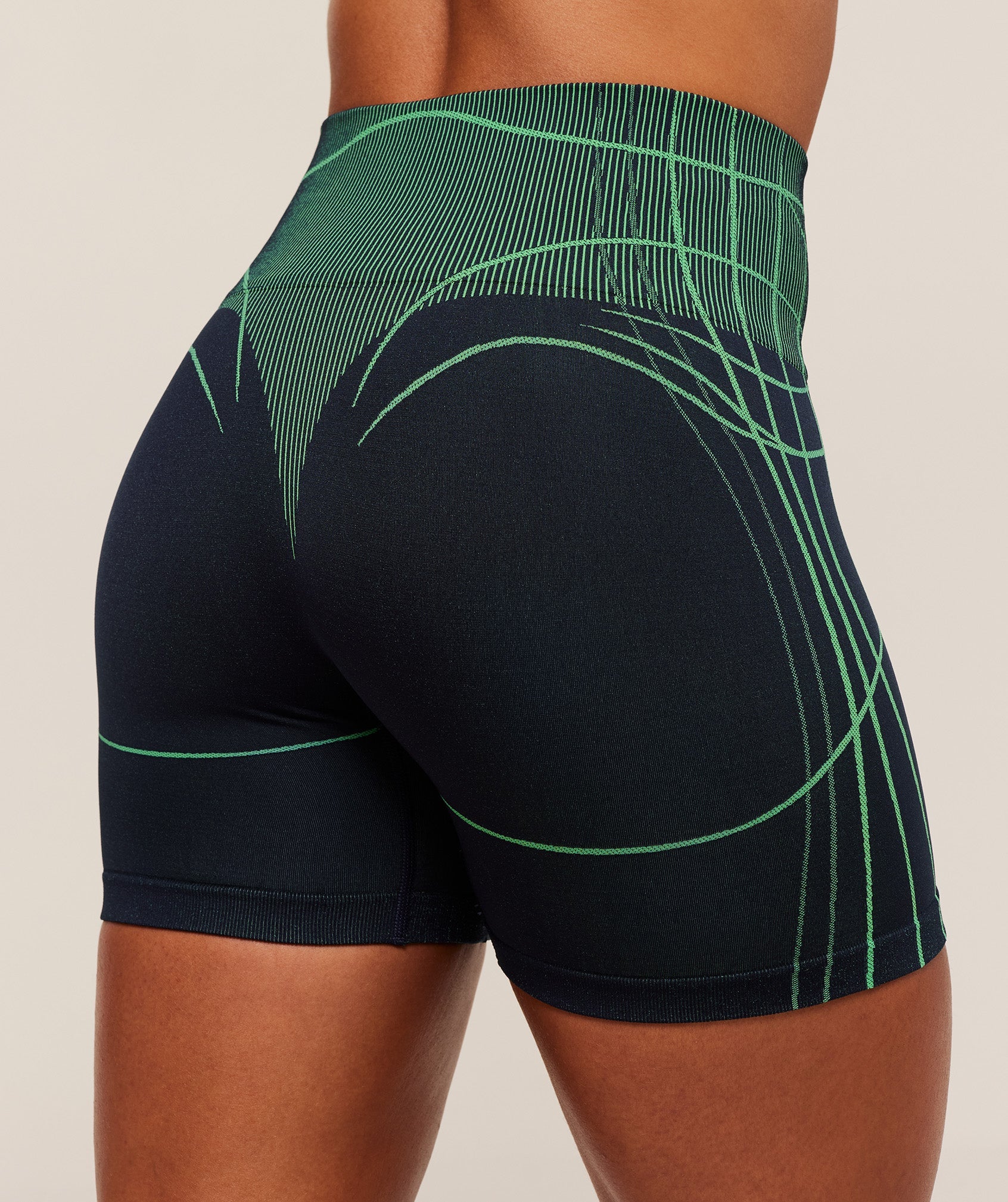Women's Gymshark Apex Seamless Shorts Heavy Blue