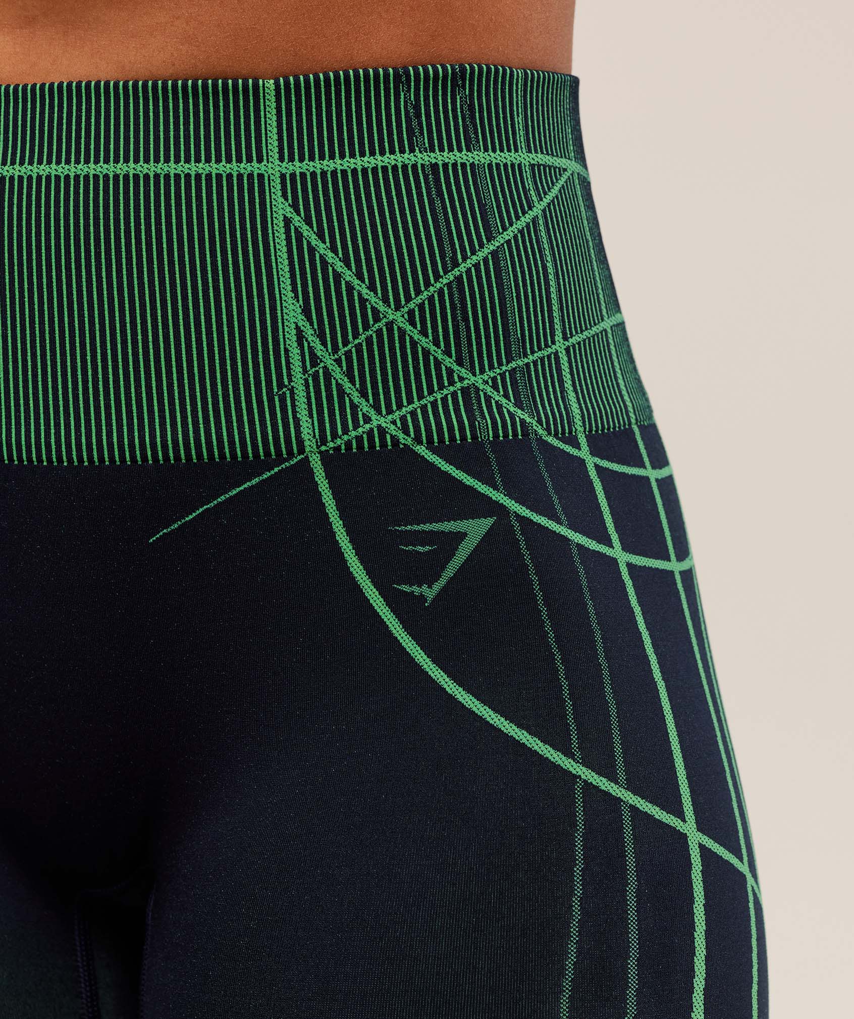 Women's Gymshark Apex Seamless Shorts Heavy Blue
