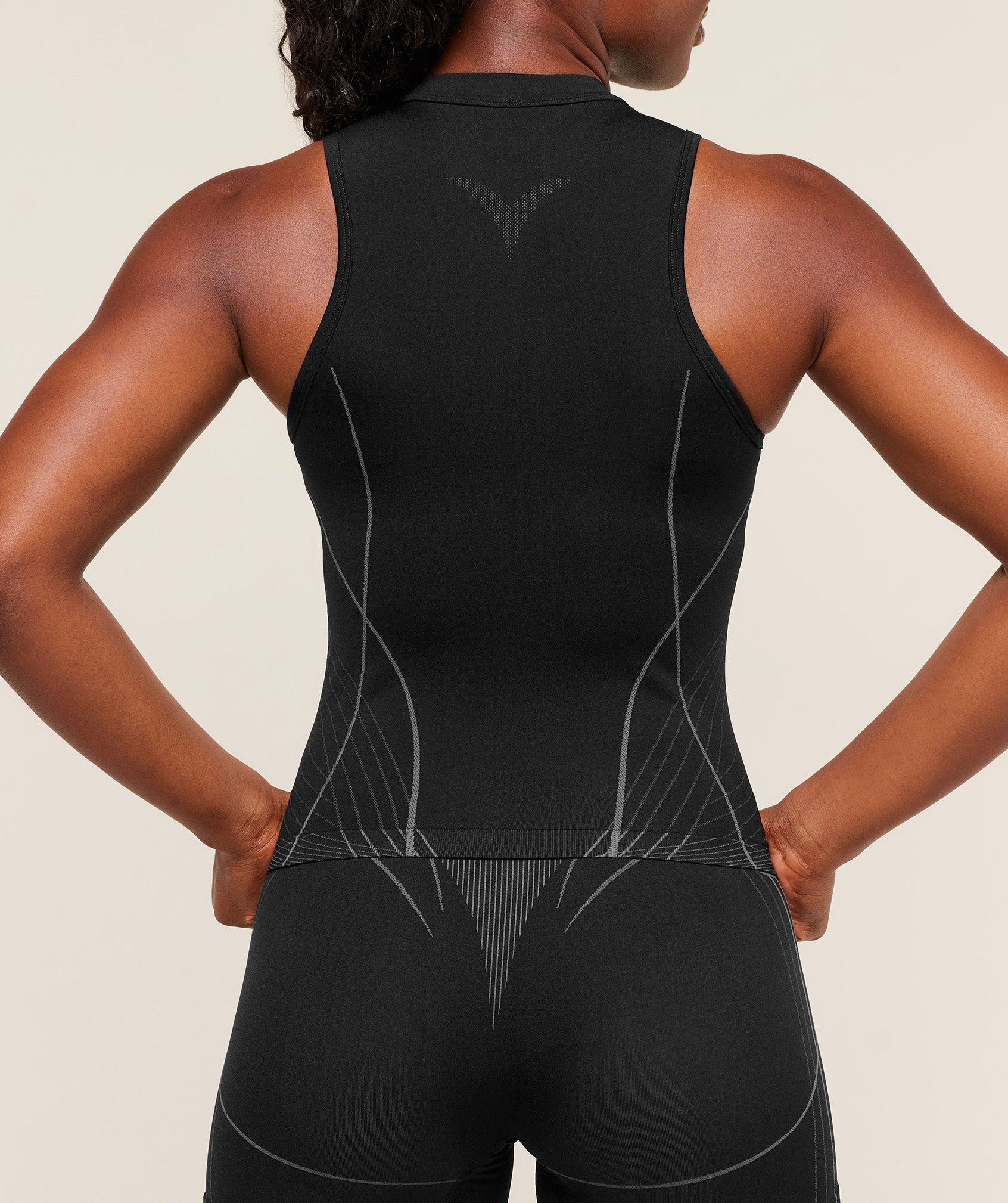Women's Gymshark Apex Seamless Tank Black