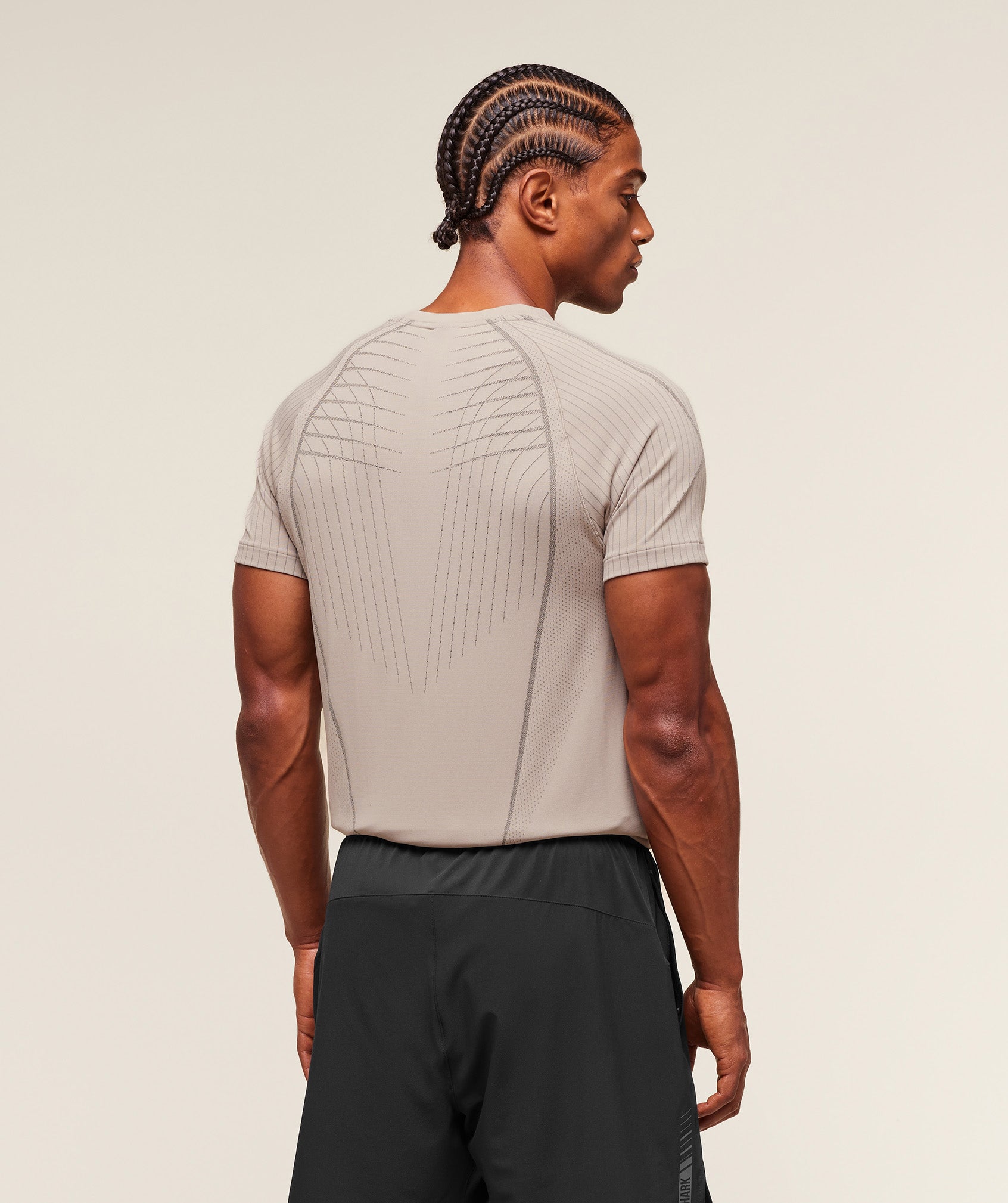 Gymshark Apex Seamless T-Shirt Mushroom Grey
