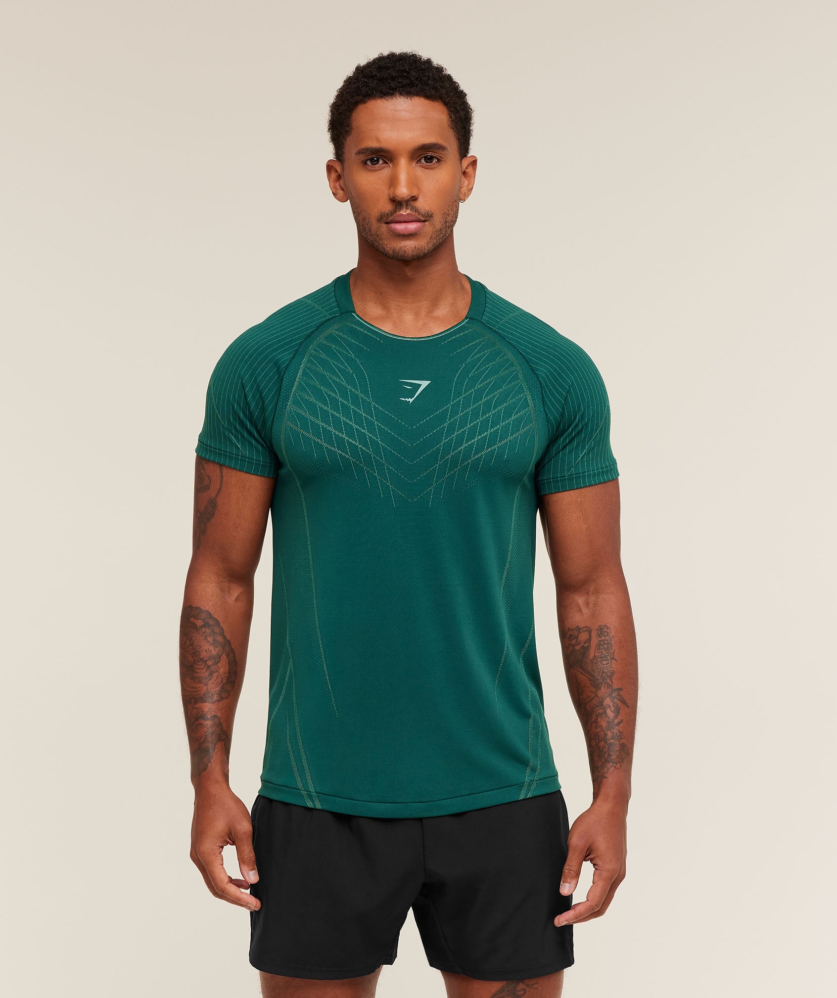 Gymshark Apex Seamless T-Shirt Weighted Teal