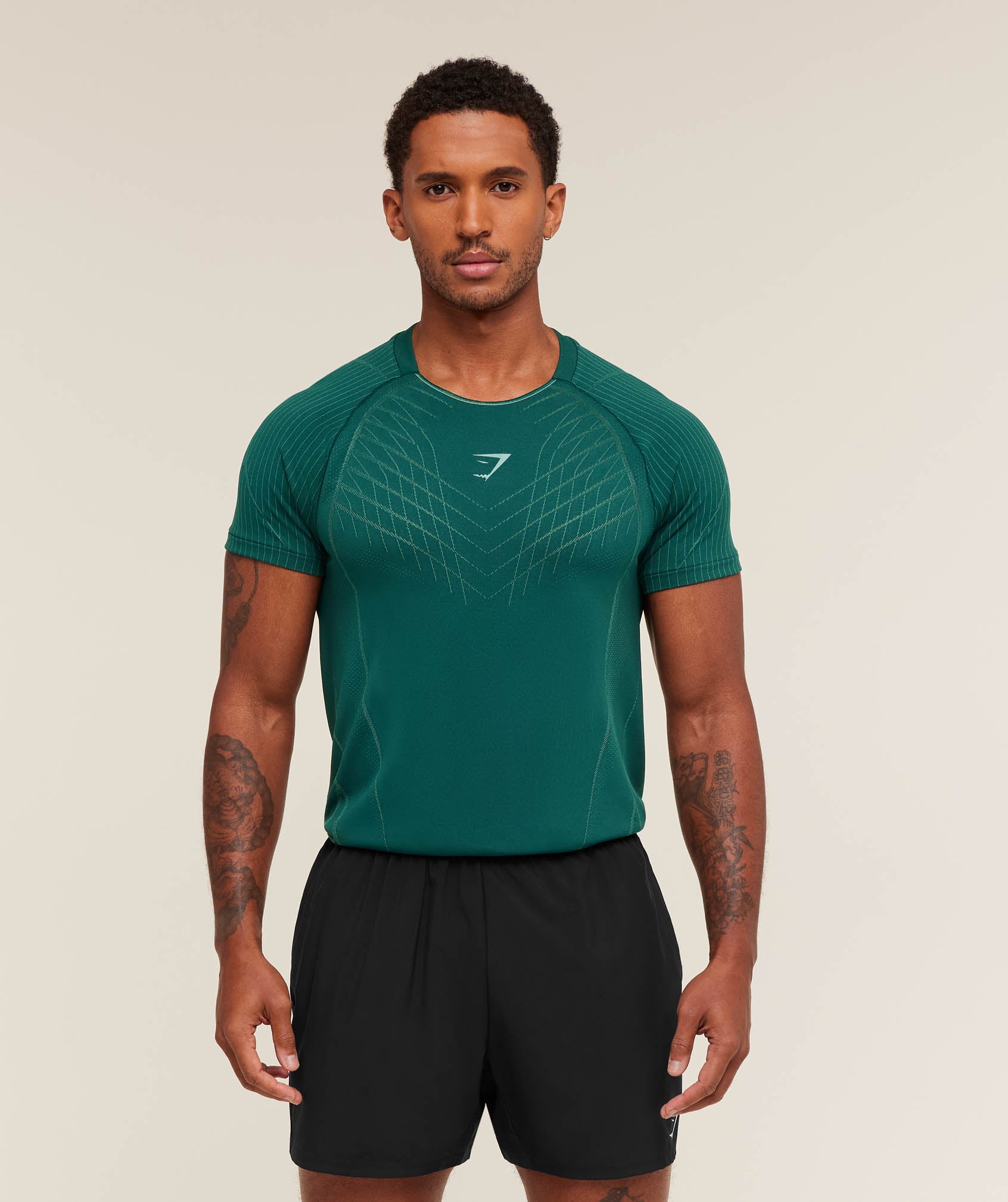 Gymshark Apex Seamless T-Shirt Weighted Teal