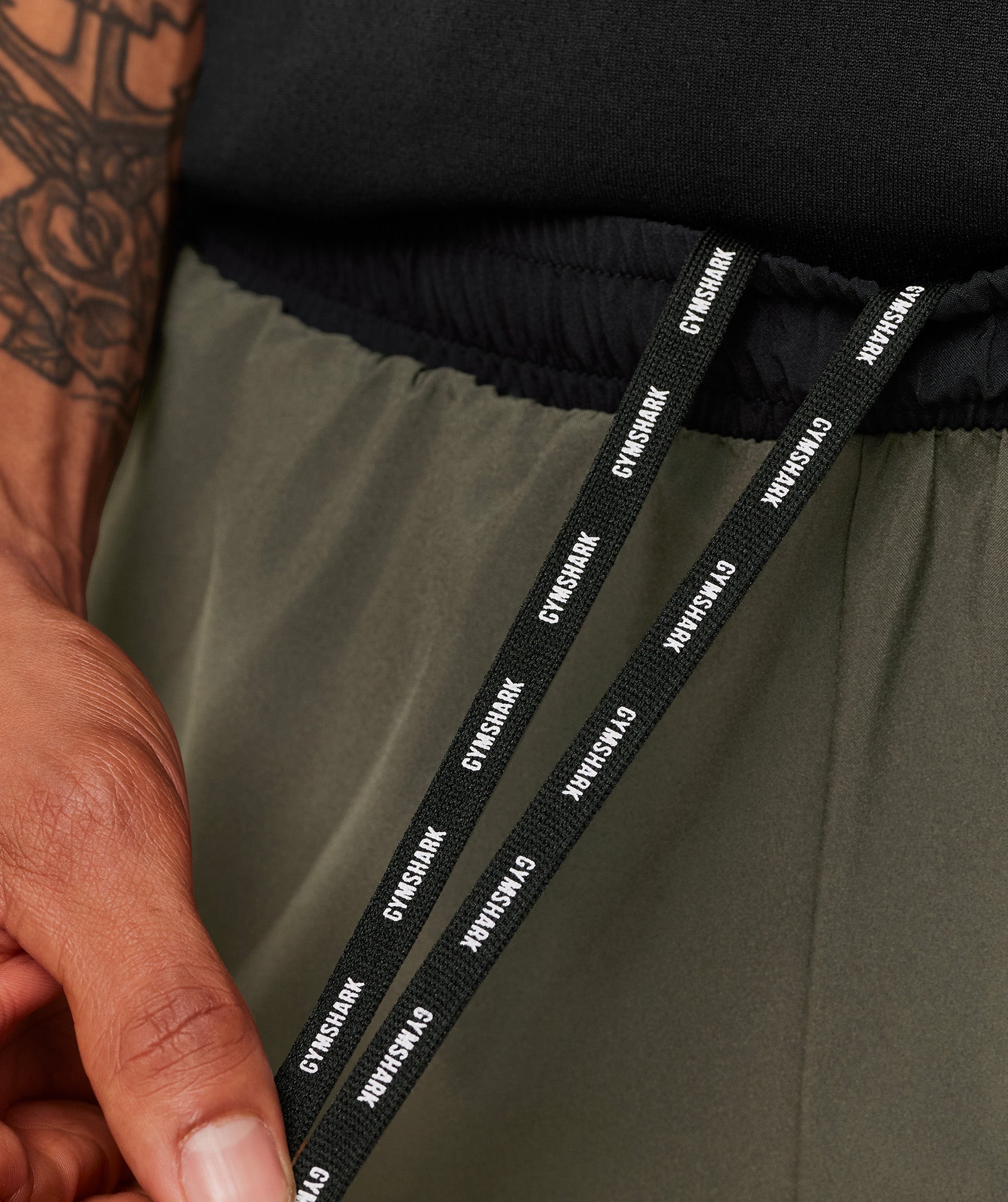 Gymshark Arrival Contrast Shorts Strength Green